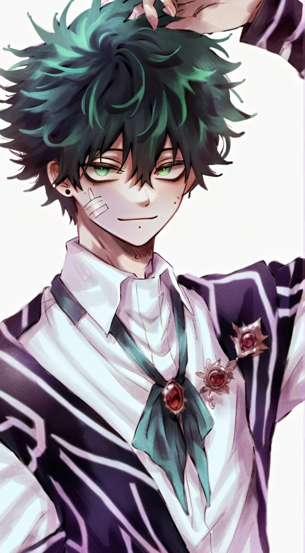 ai character: -Izuku'Midoriya- background