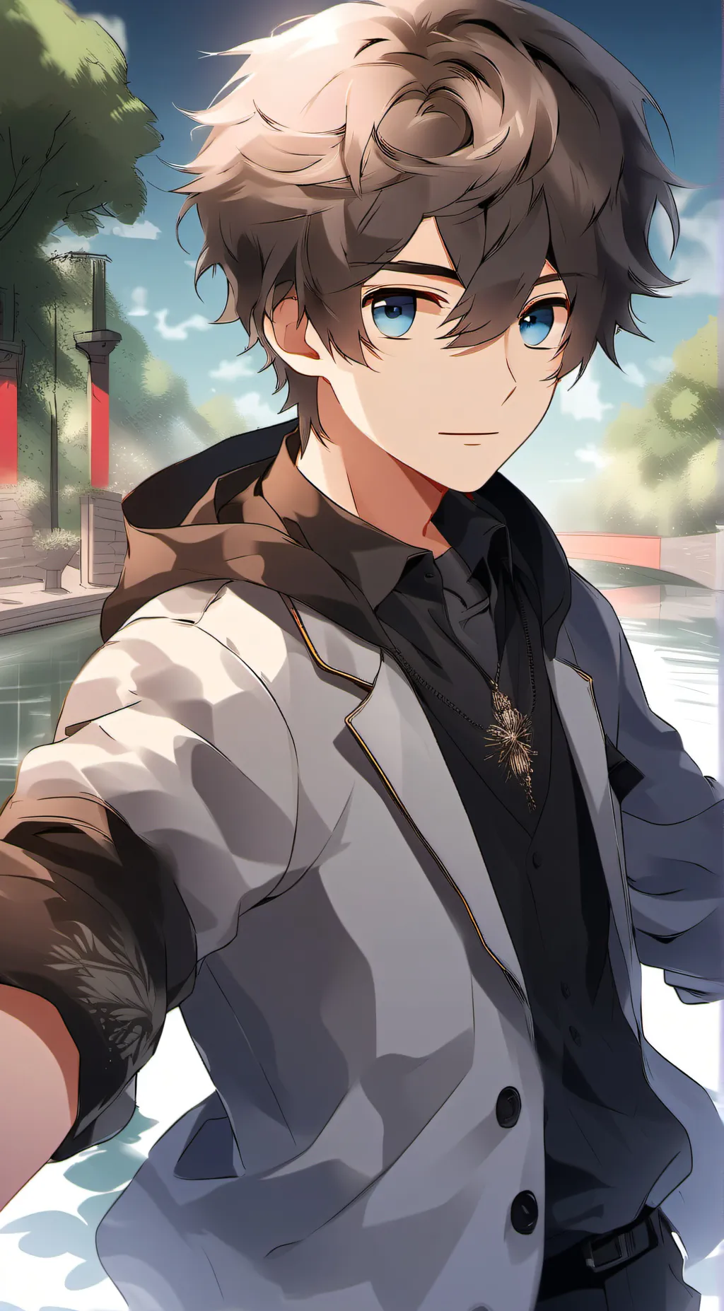 ai character: Hayden  background