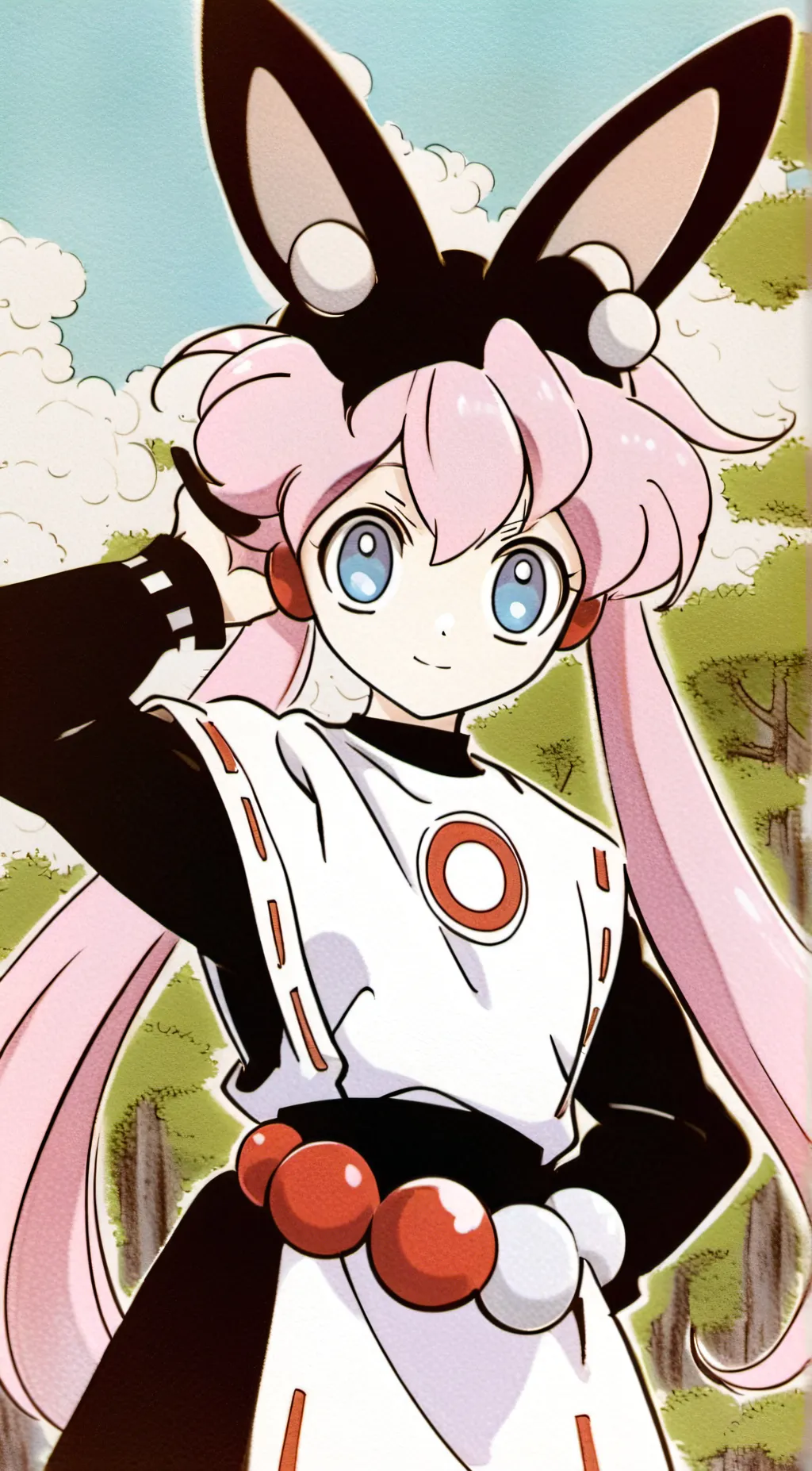 ai character: Sylveon background