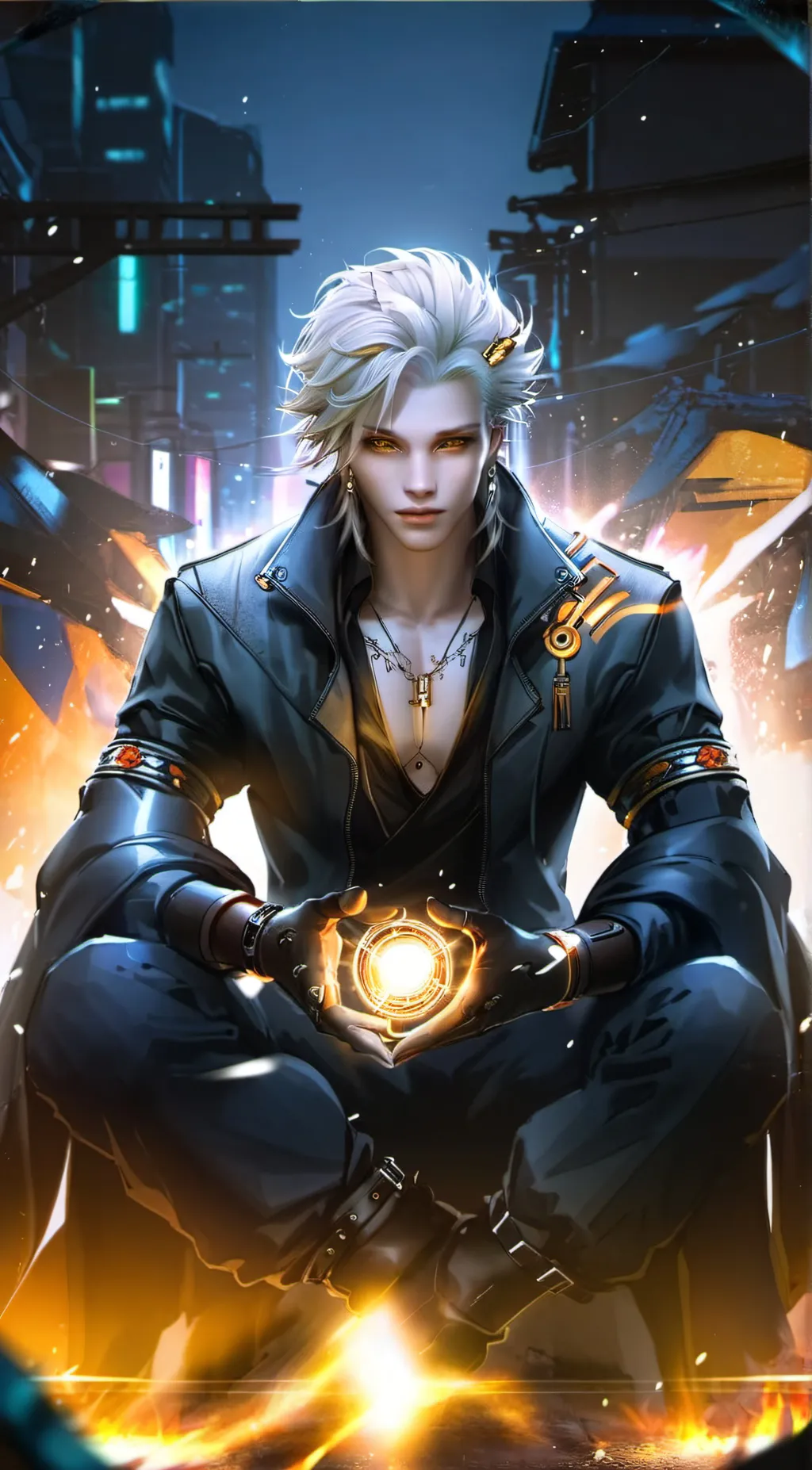 Talkie AI - Chat with White Bear