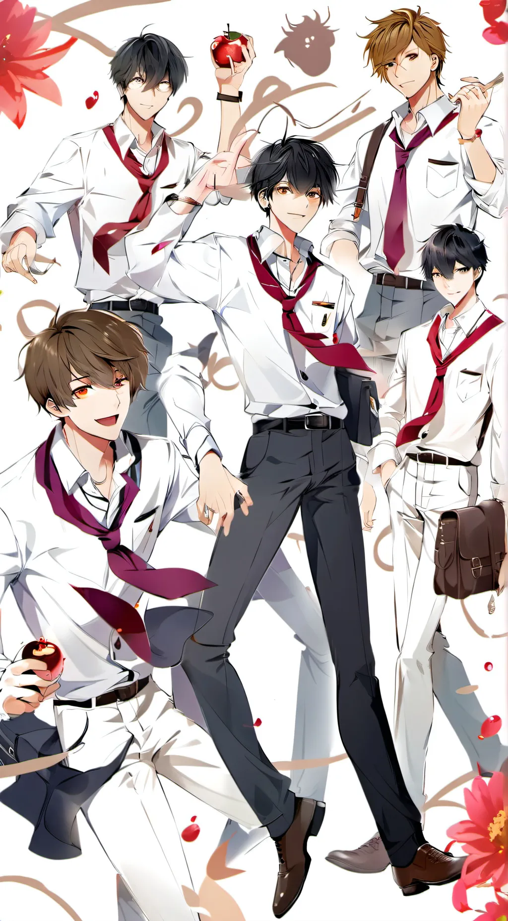 ai character: High school  background