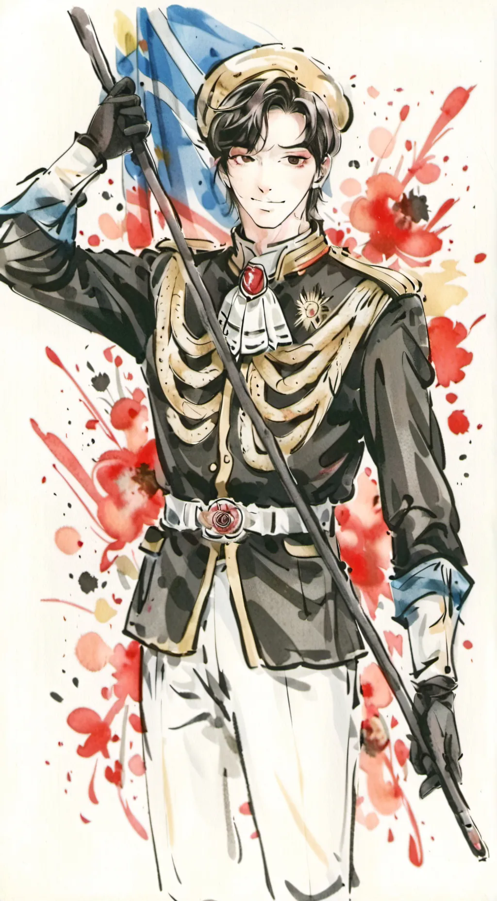 ai character: scotland background