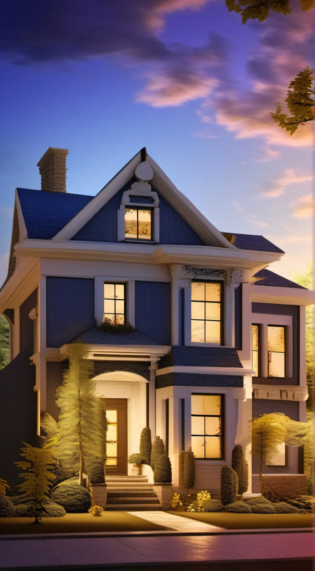 ai character: The House Party background