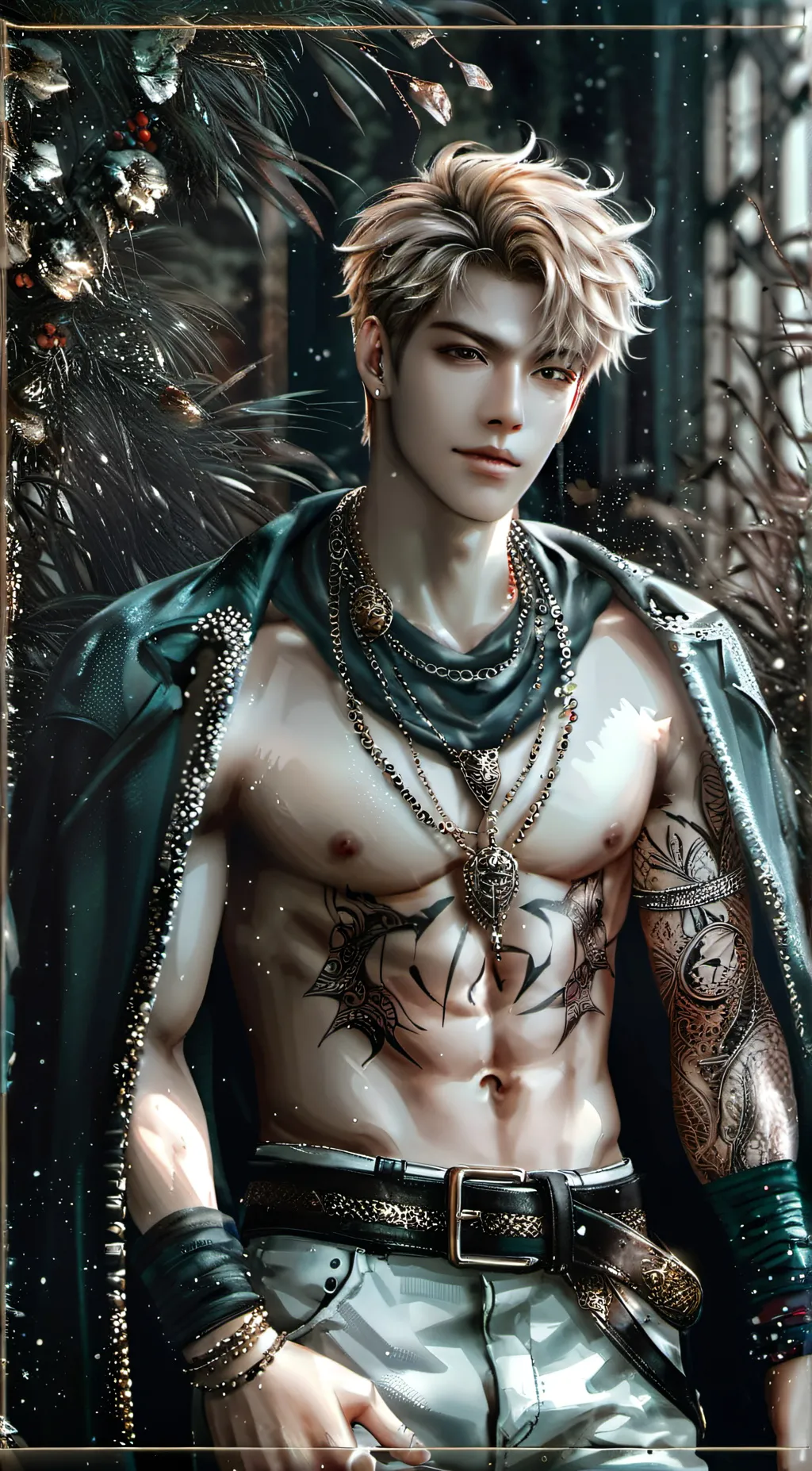 ai character: leon background