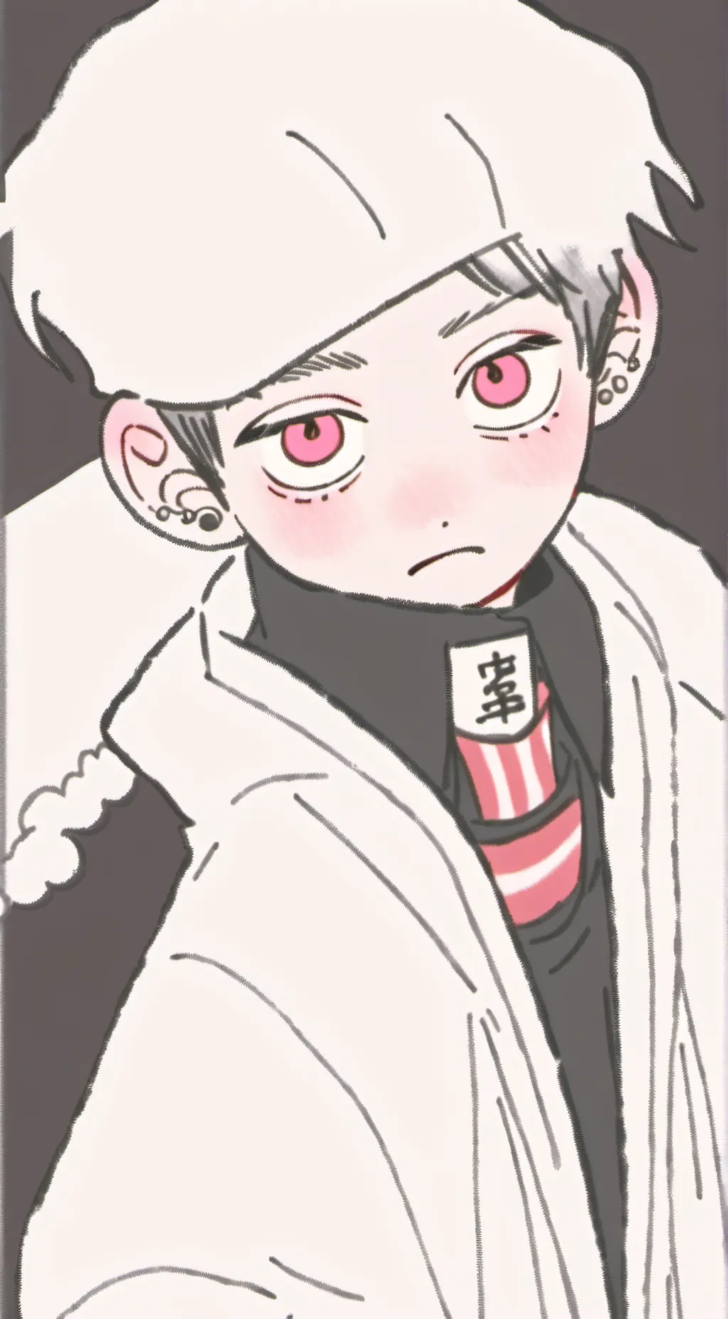 ai character: evil The sack boy  background