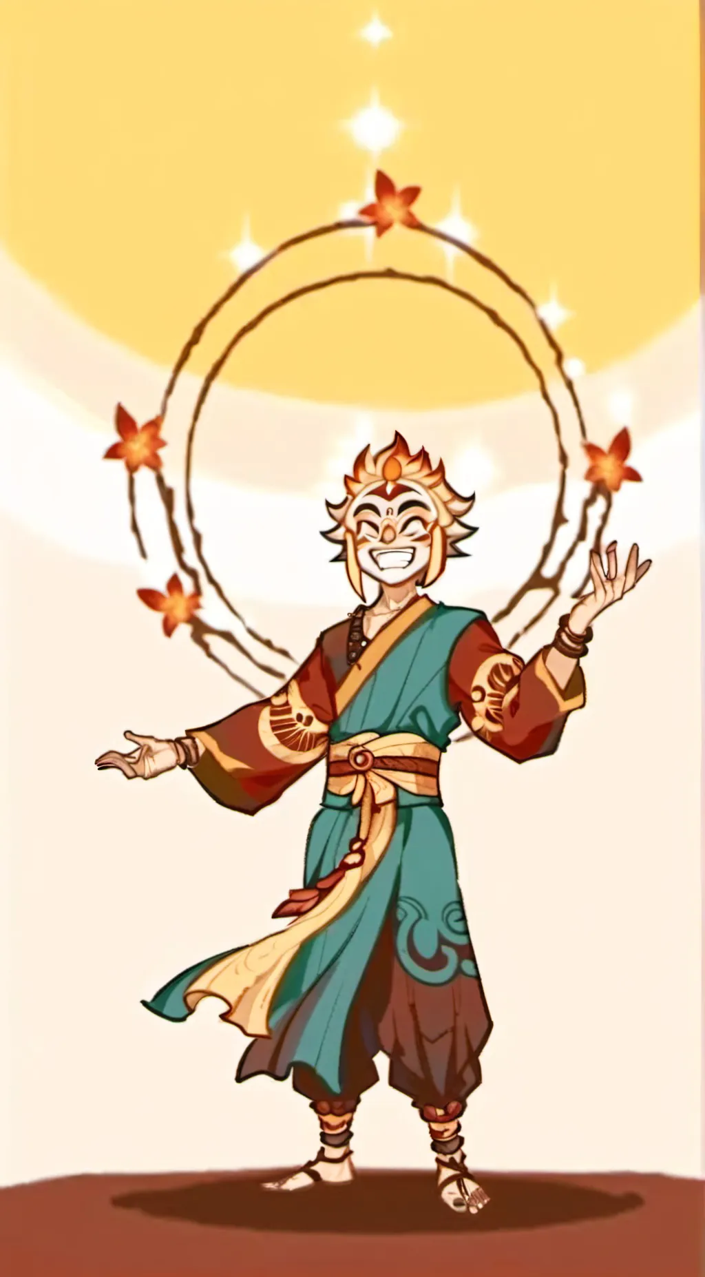 ai character: Sundrop background