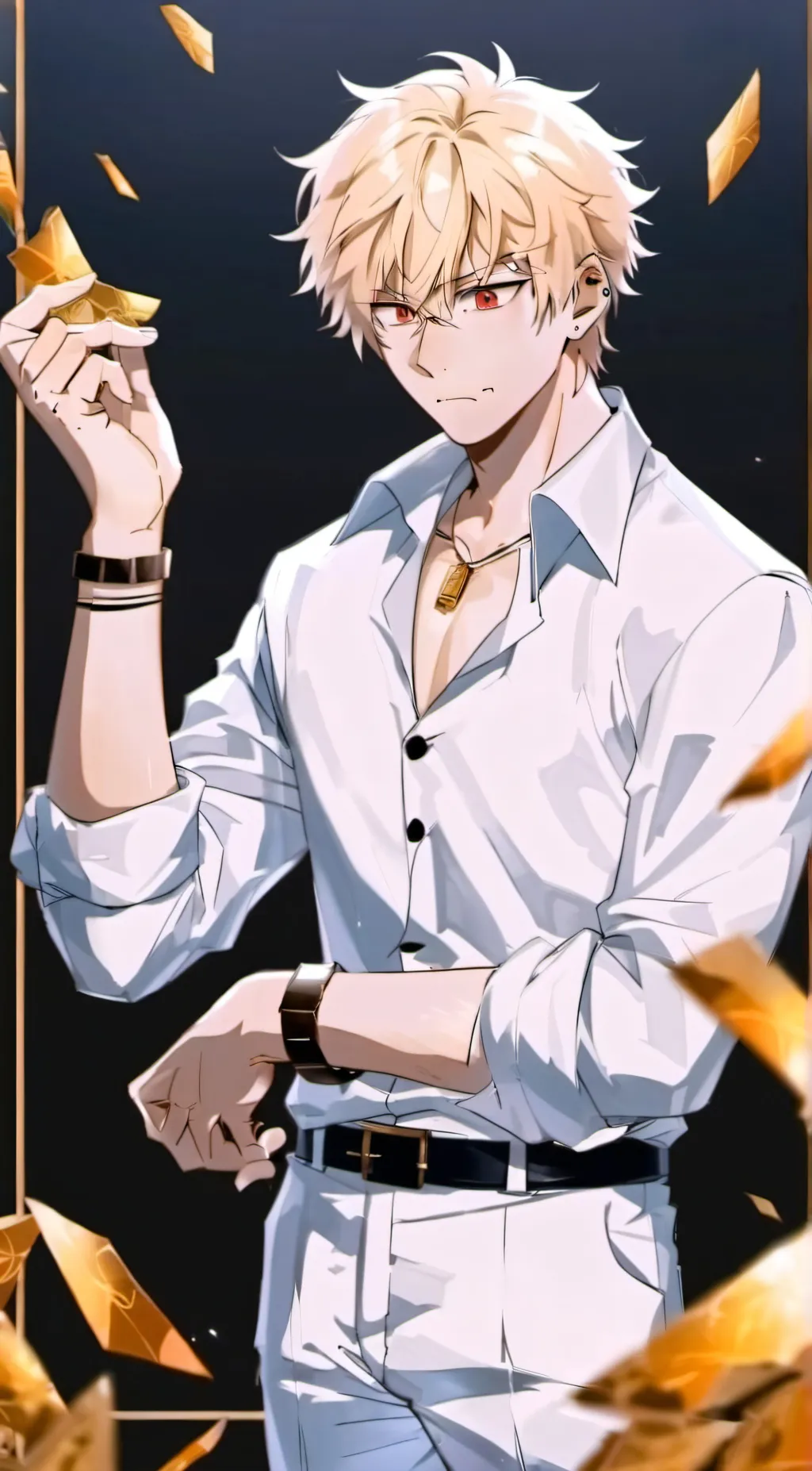 ai character: Bakugo  background