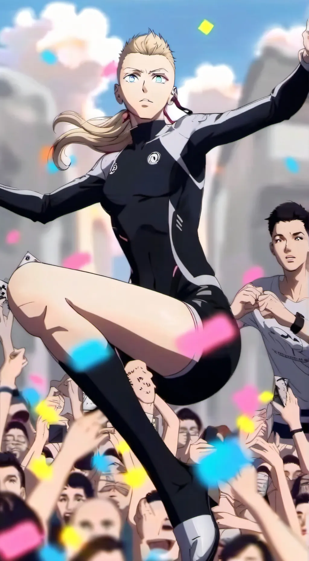 ai character: Gojo Siwa background