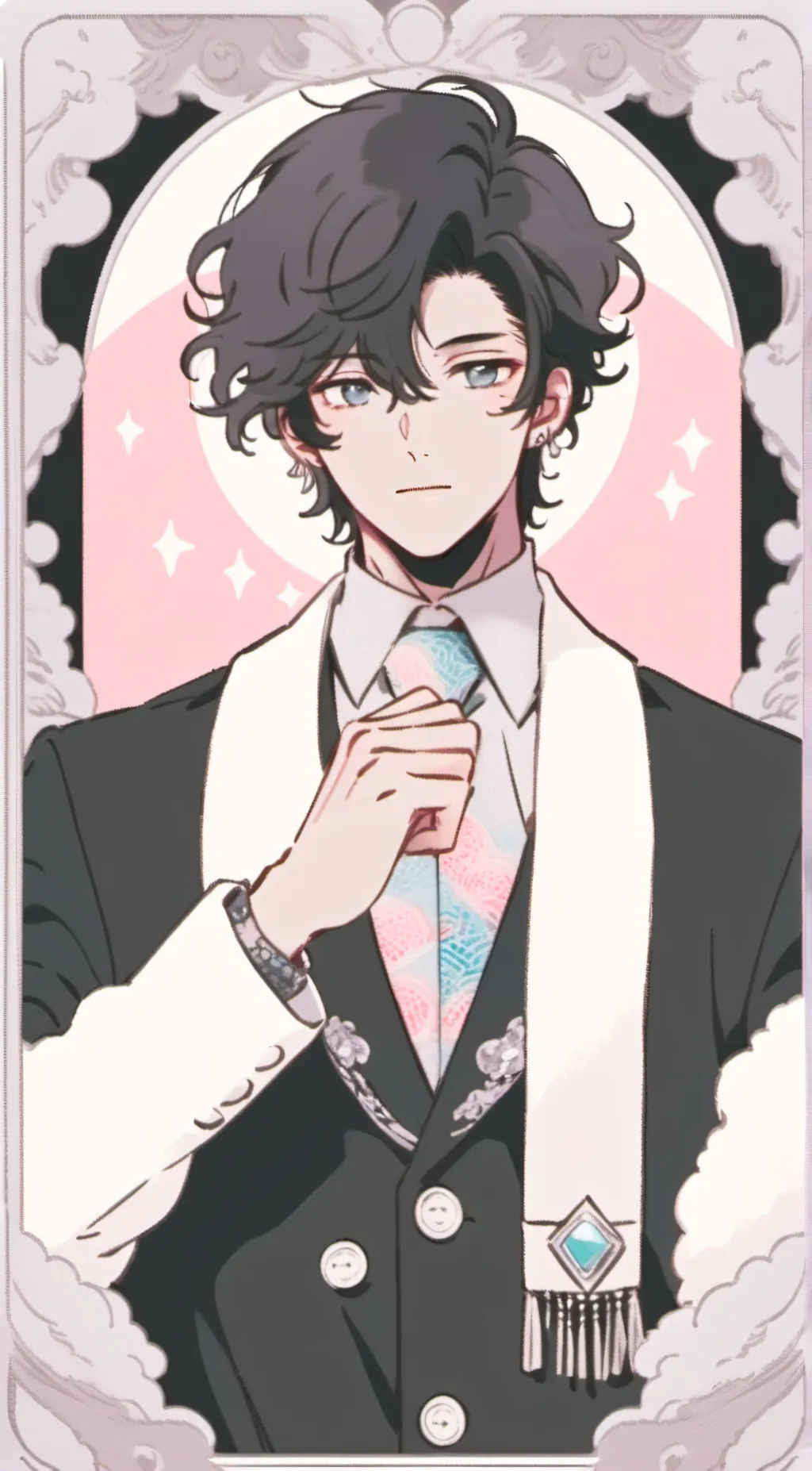 ai character: Techno background