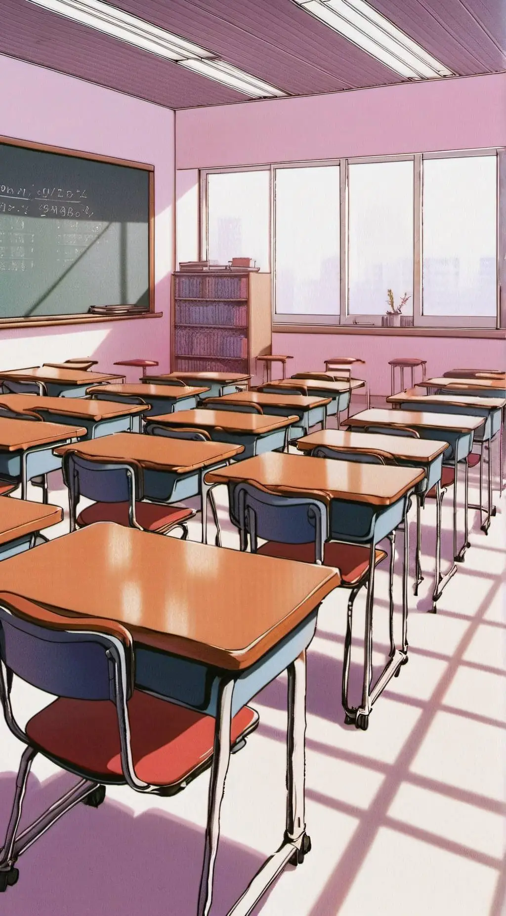 ai character: 🏫The classroom| background
