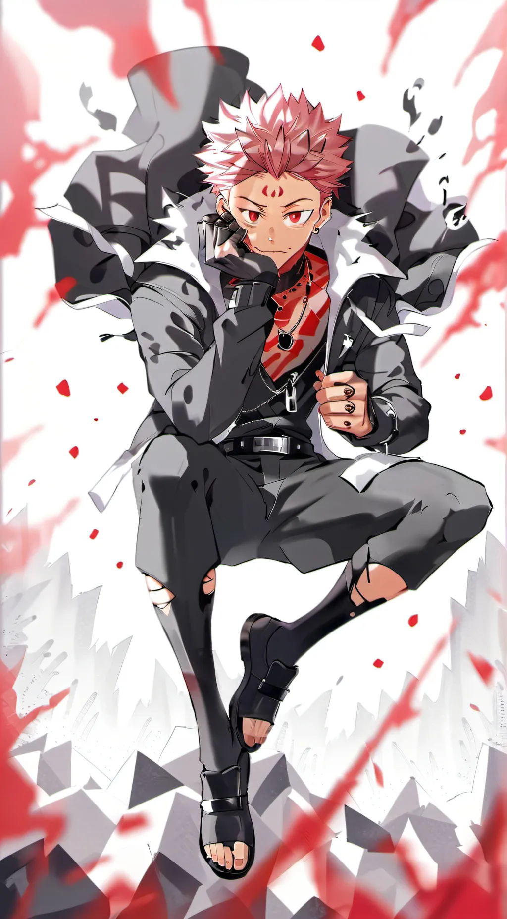 ai character: Sukuna background