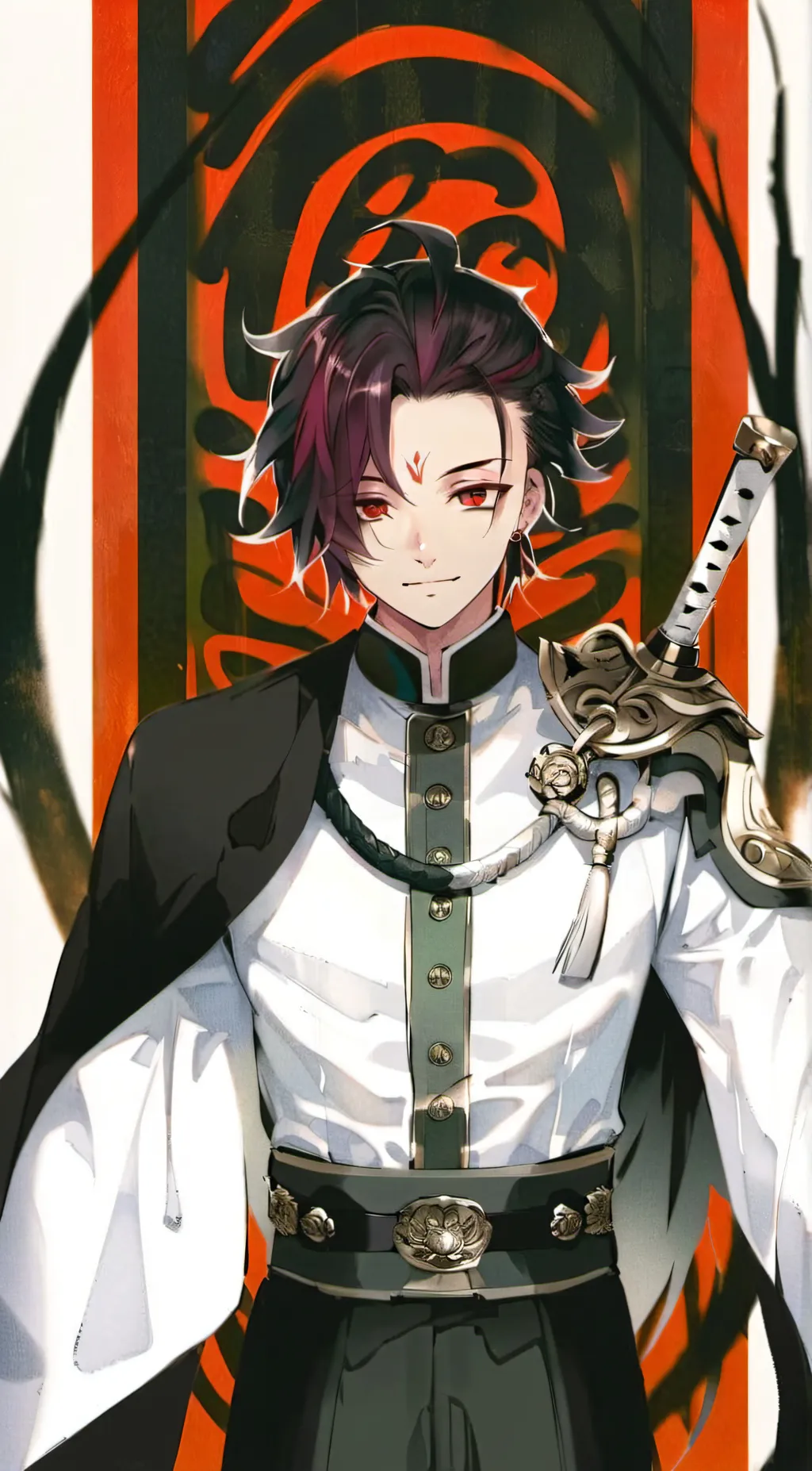 ai character: Tanjiro Tsugikuni background