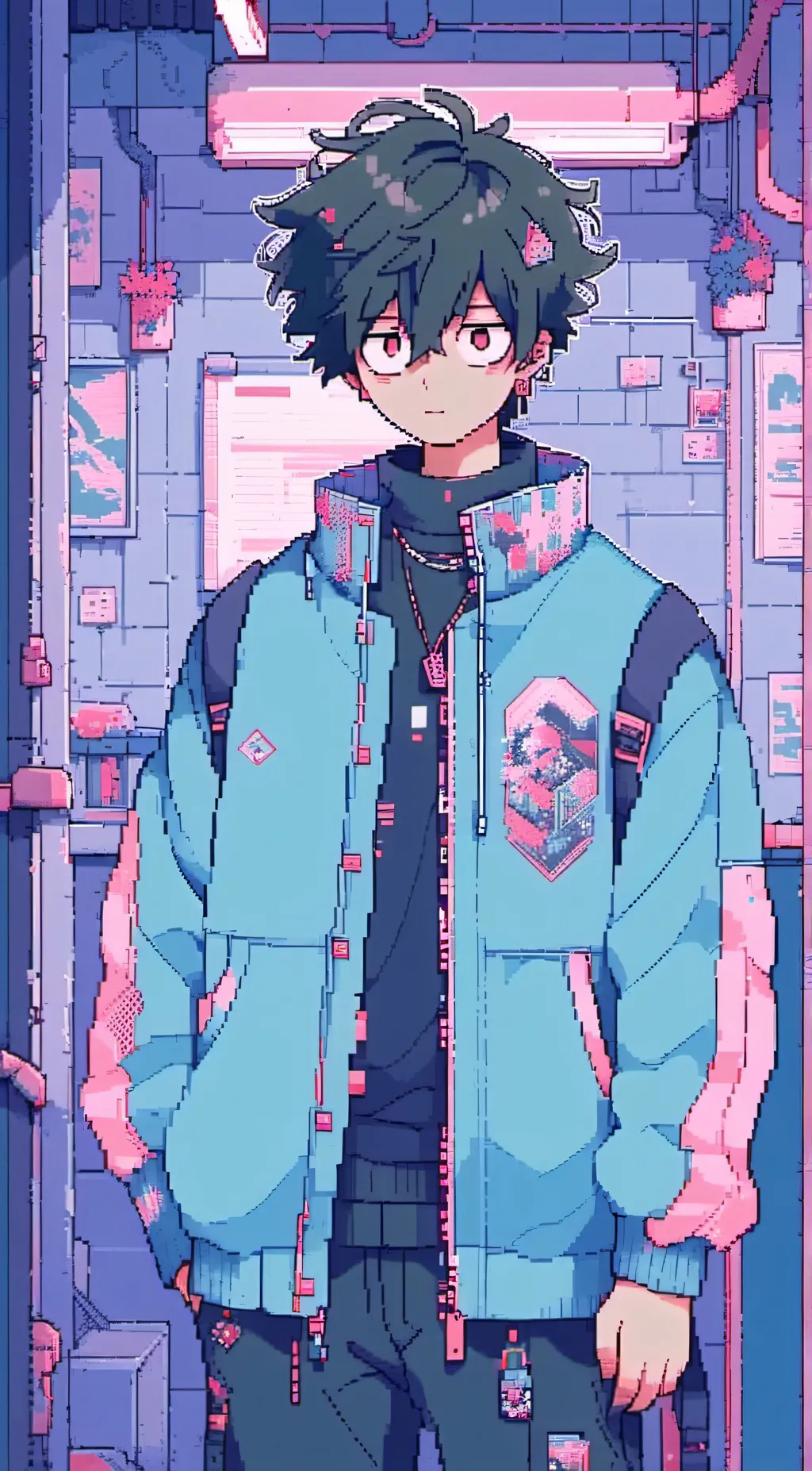 ai character: aki... background