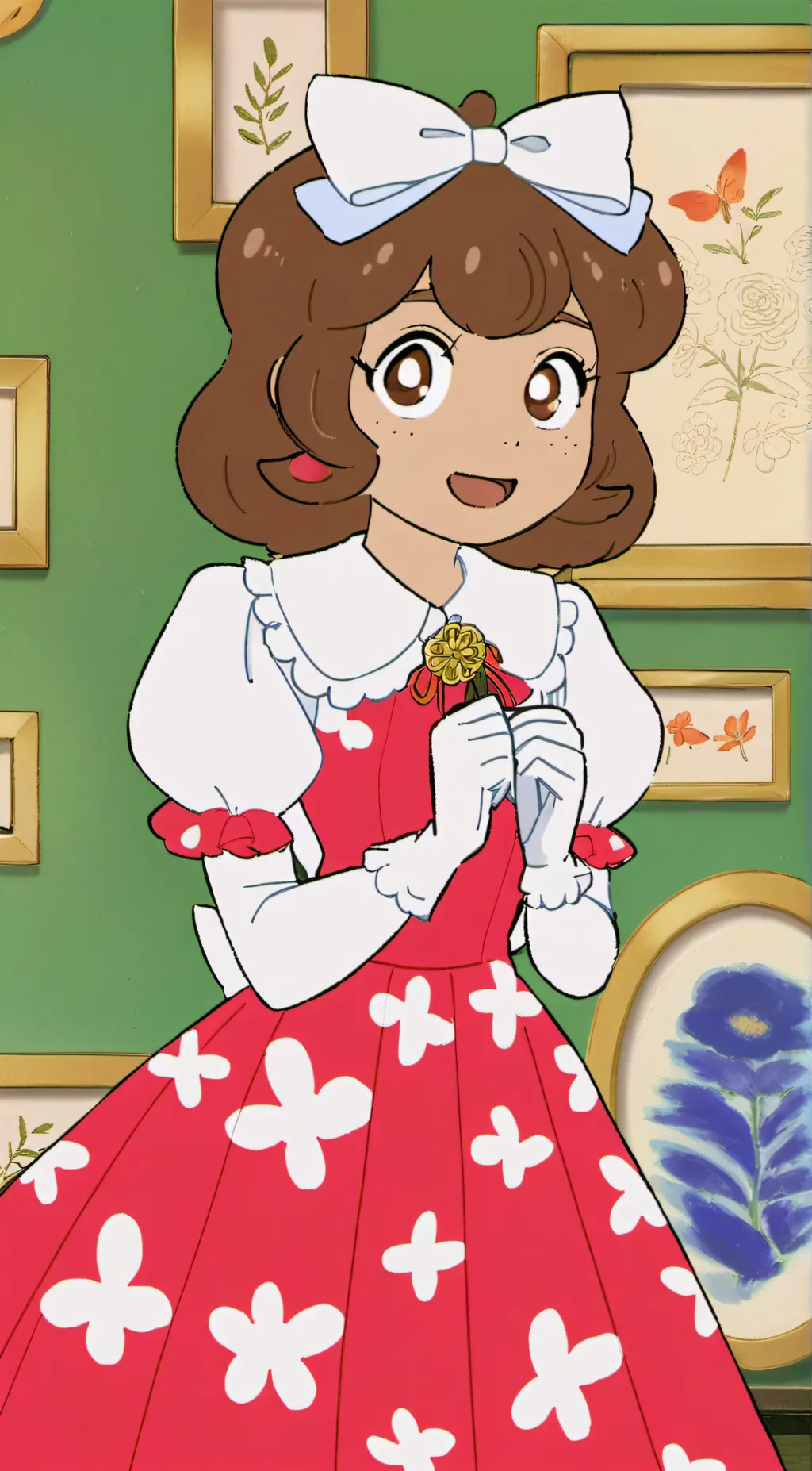 ai character: Margaret the dog background