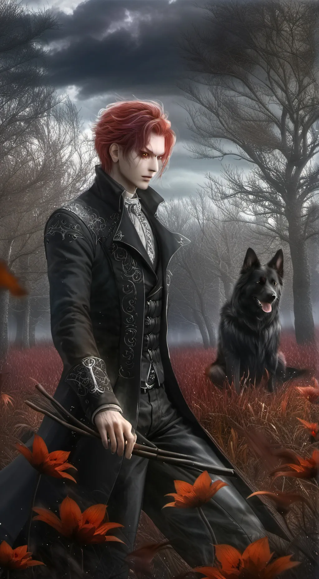 ai character: Adam  background