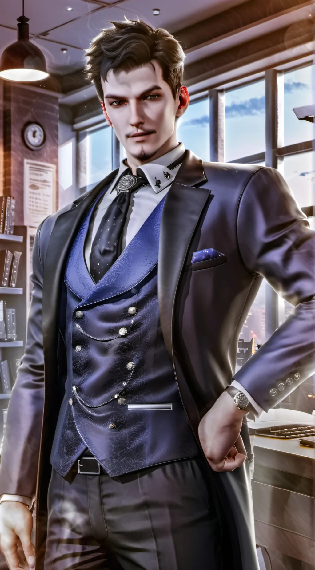 ai character: nitish background