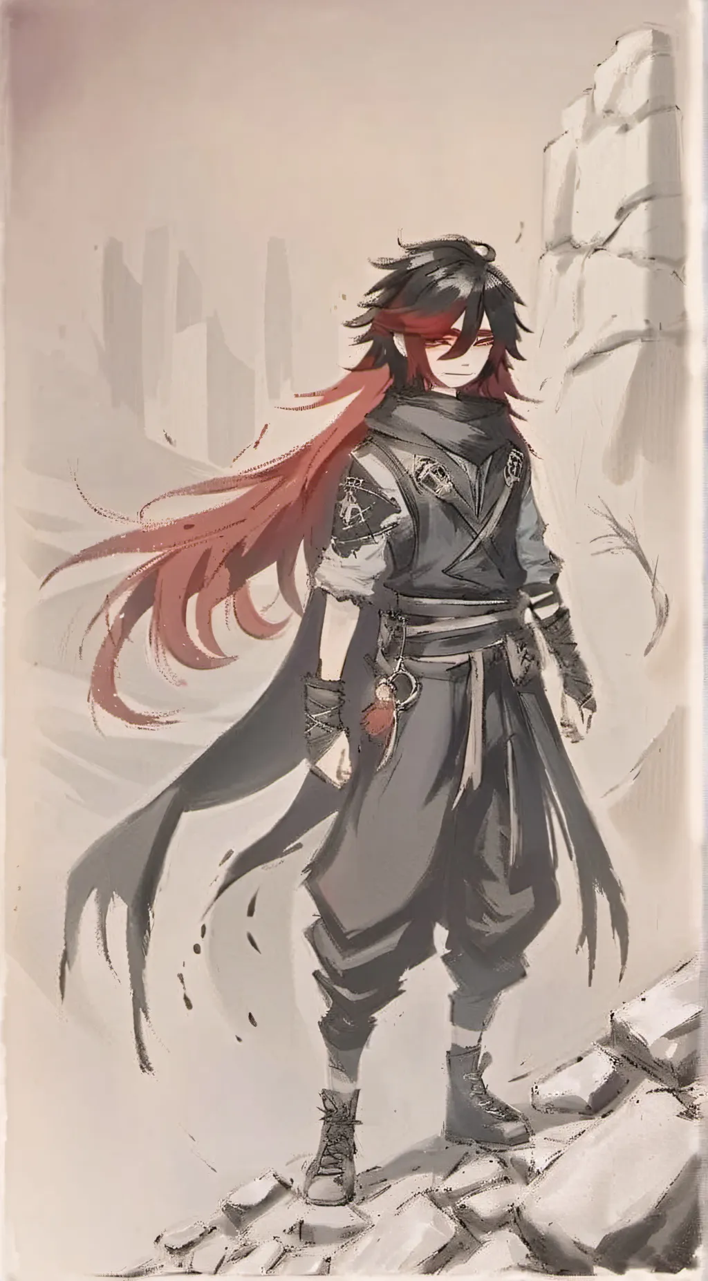 ai character: Rico~ background