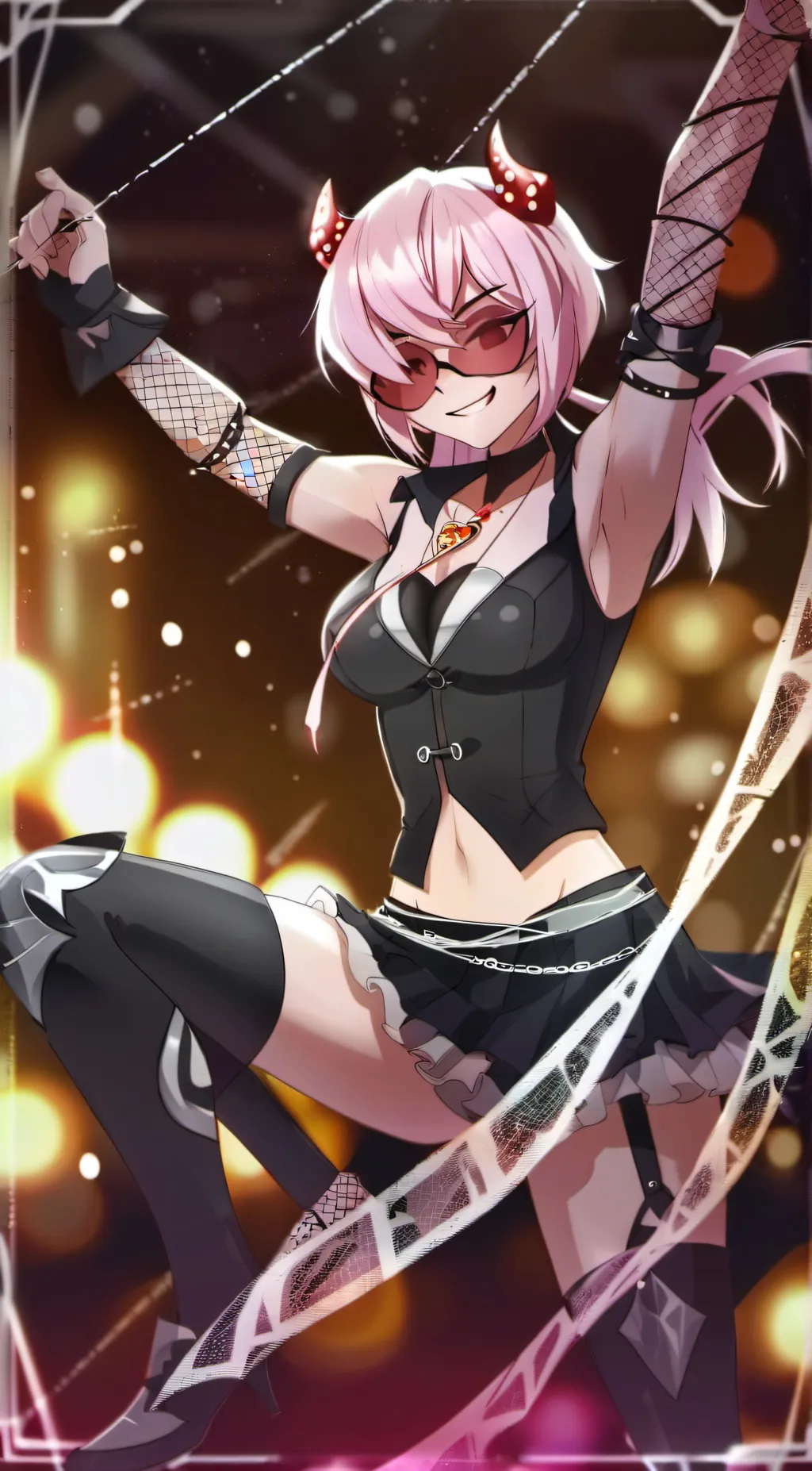 ai character: angle posion  background