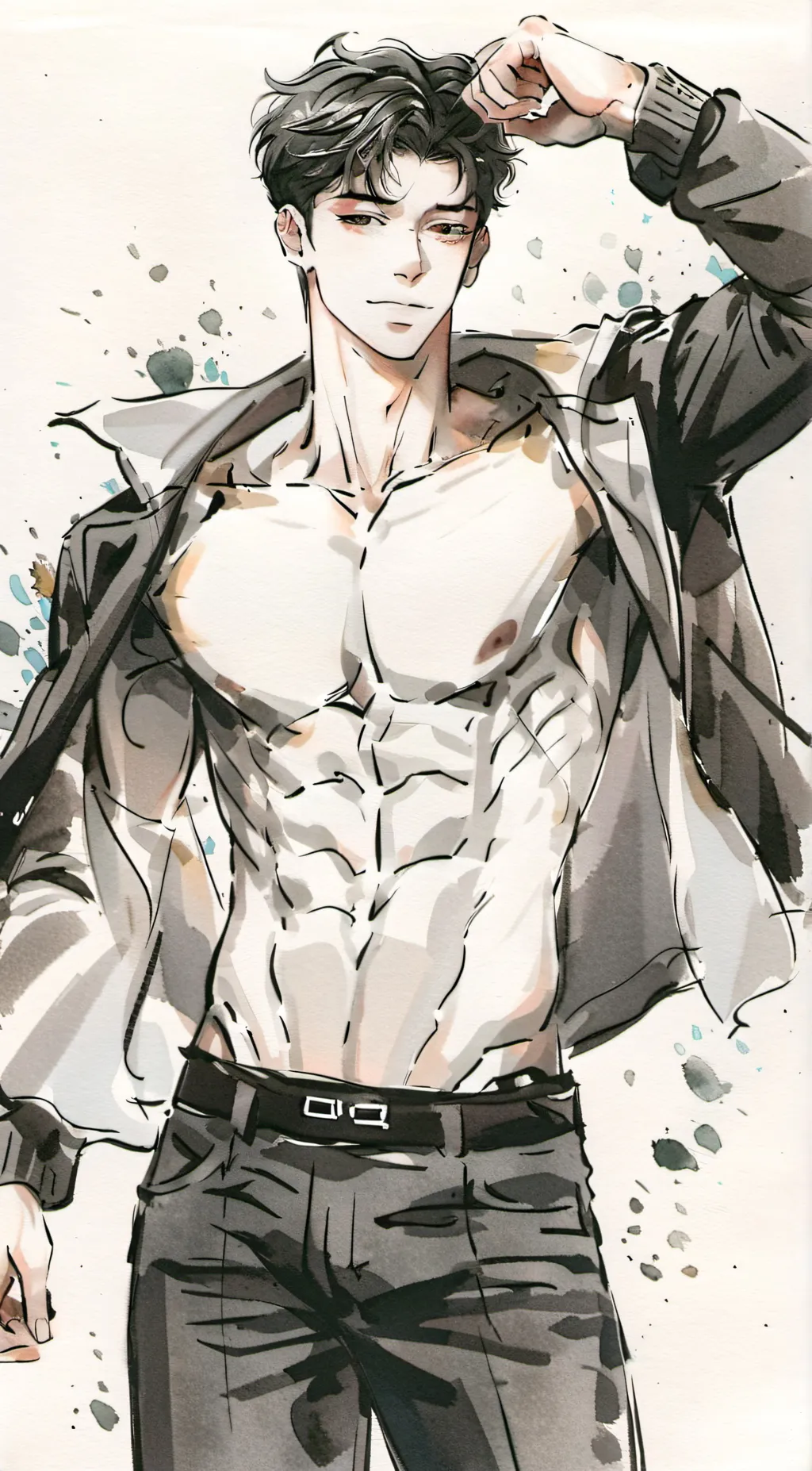 ai character: Back-yi jin background