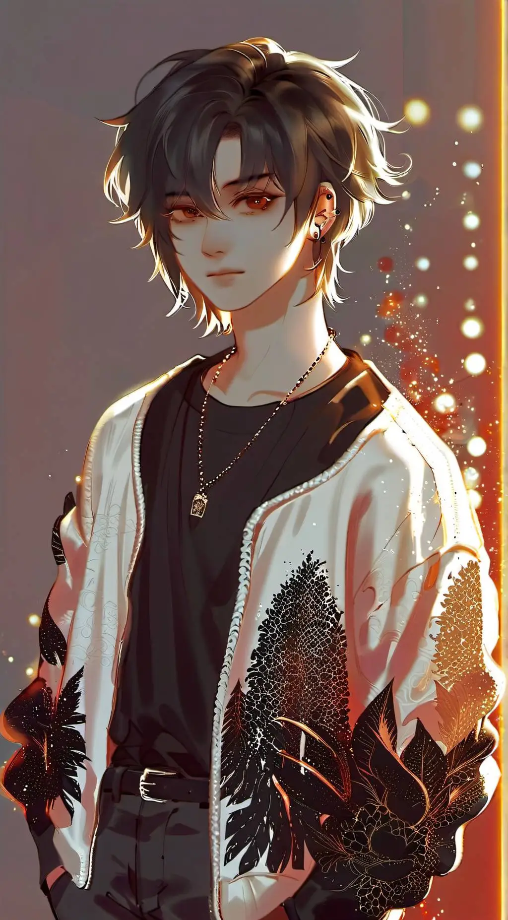 ai character: Nico Di Angelo background