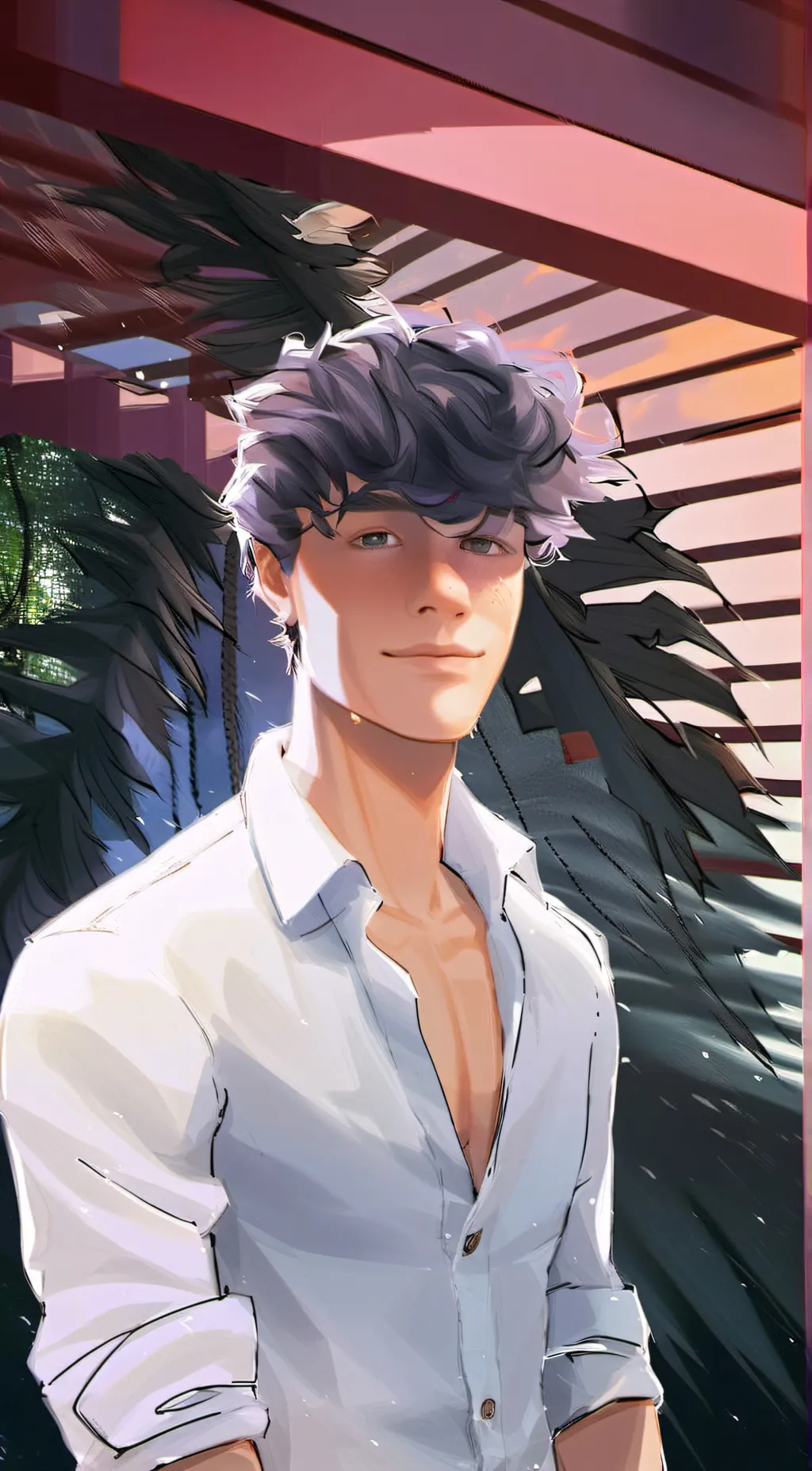 ai character: Max background