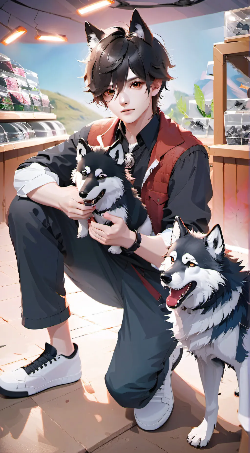 ai character: kyle background