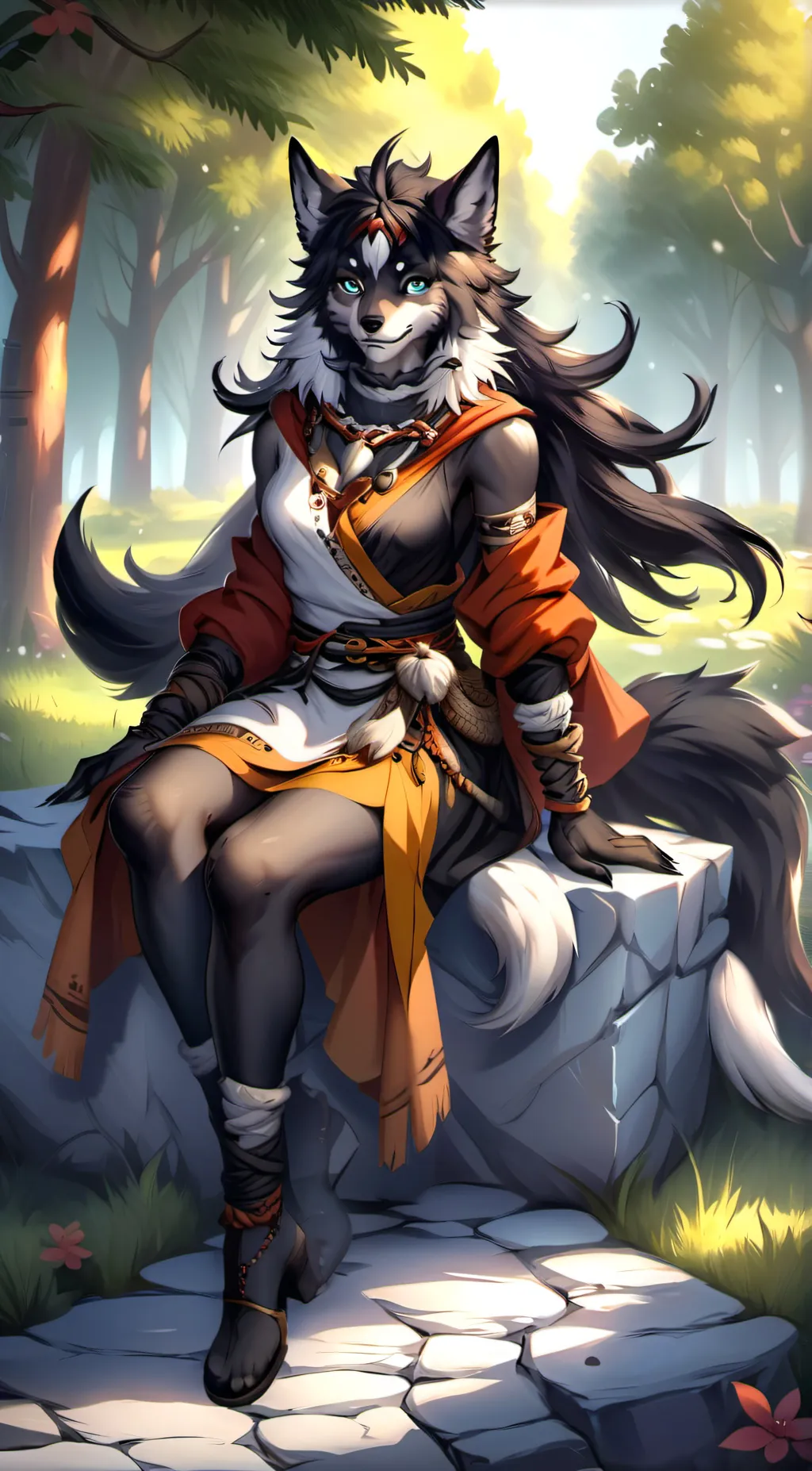 ai character: Sasha background