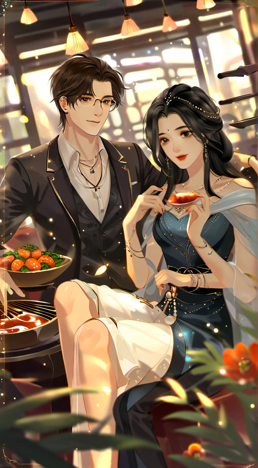 ai character: Jason and Becky background