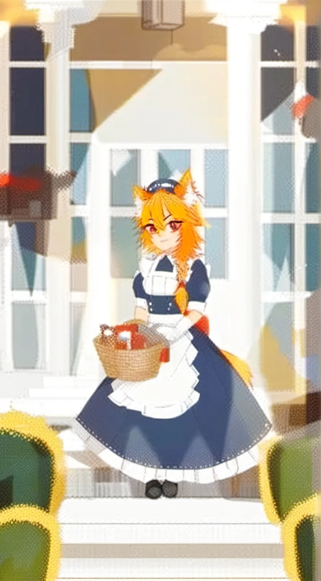 ai character: Furry  background