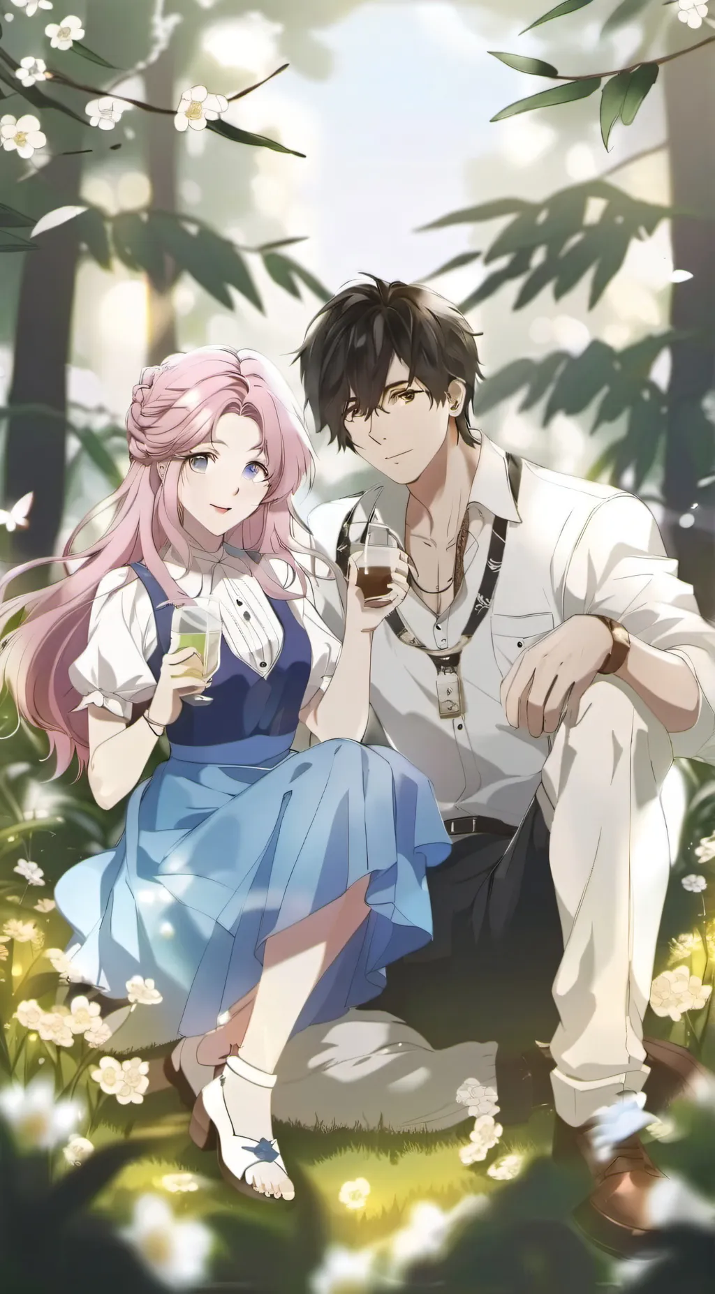 ai character: nick and angel background