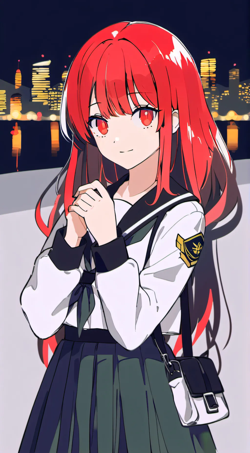 ai character: Angel kirishima  background