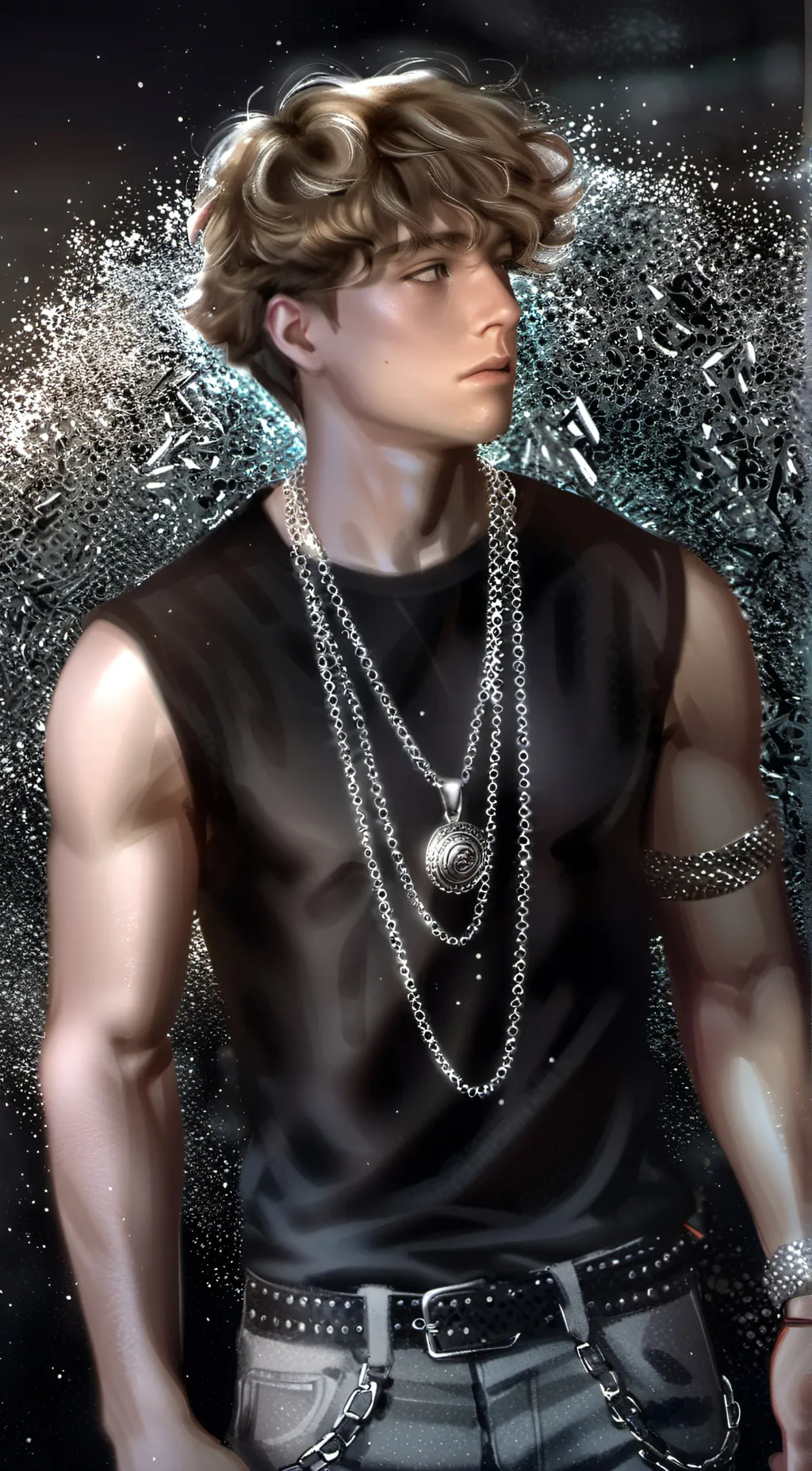 ai character: Grey🫶 background