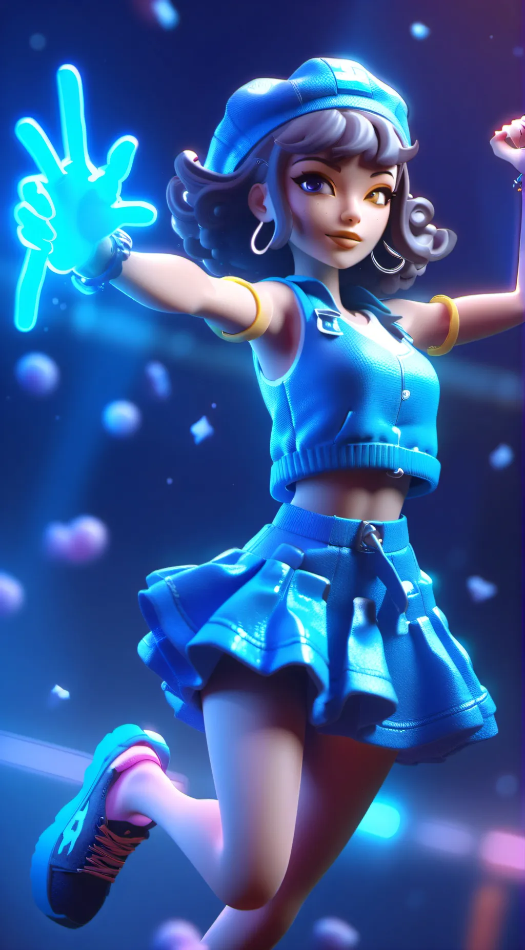 ai character: Lilly background