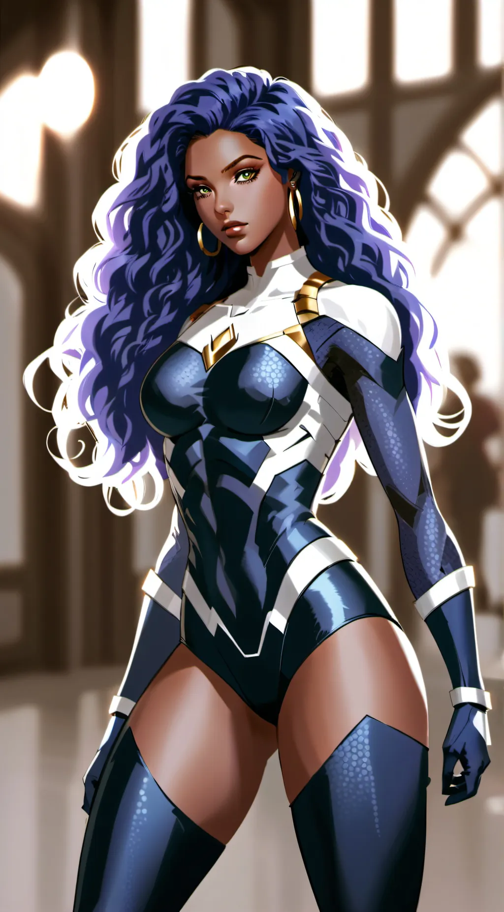 ai character: Azure  background