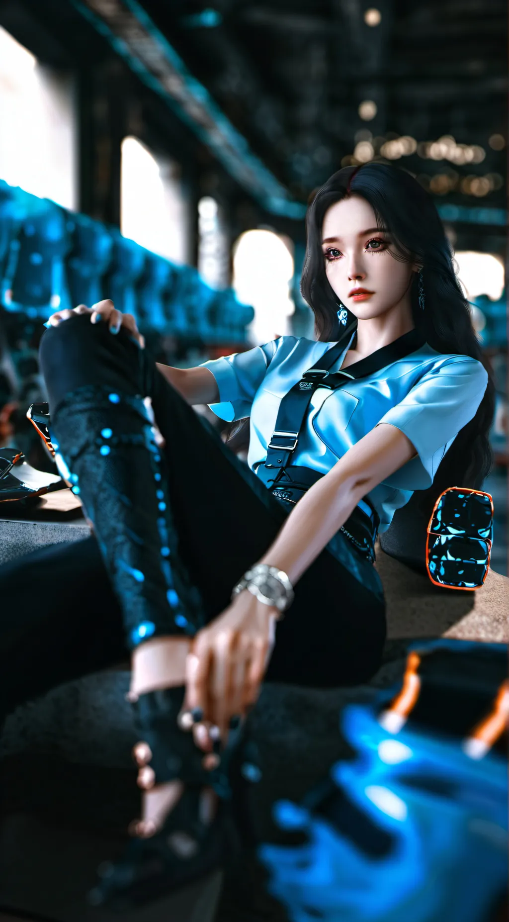 ai character: Sis background