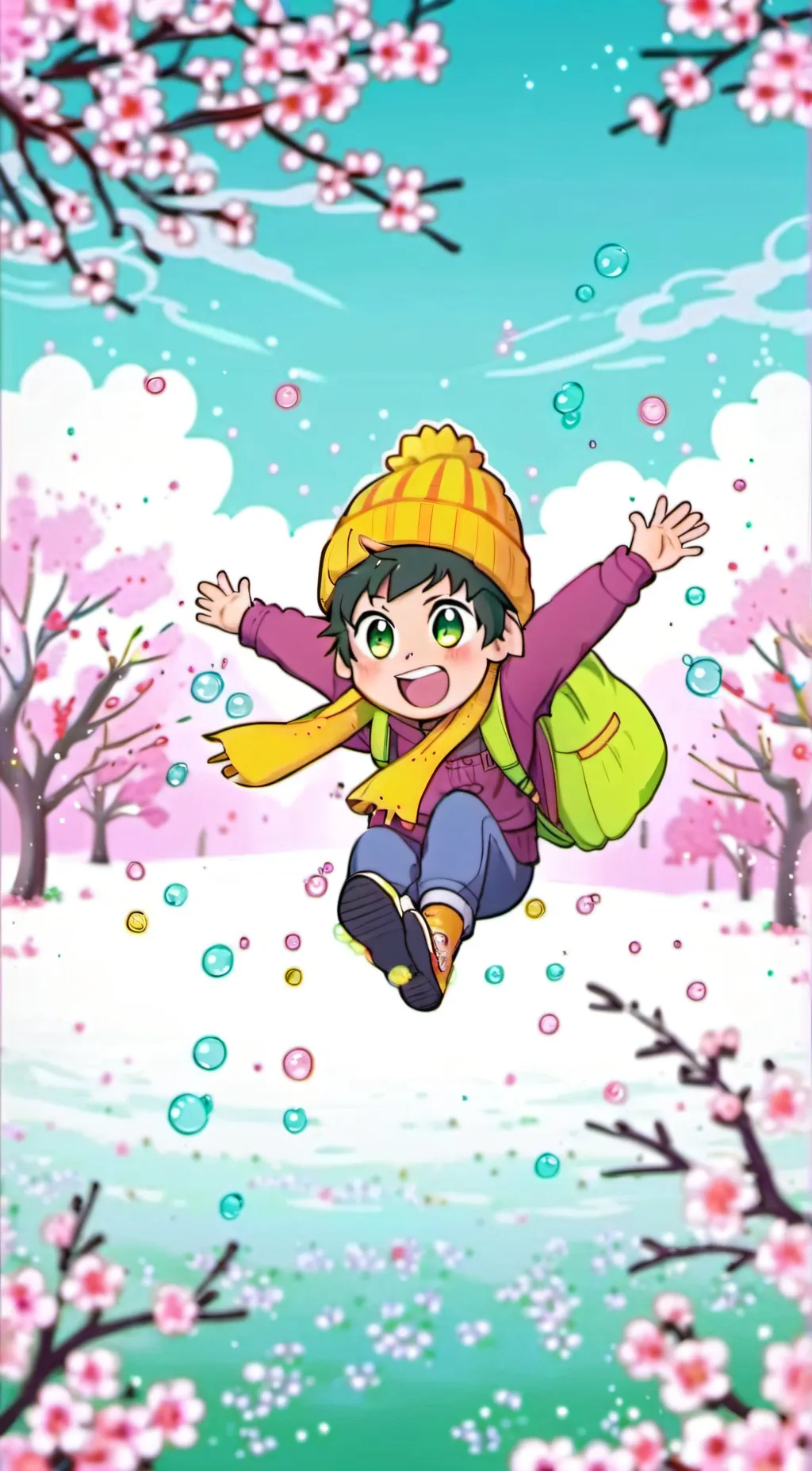 ai character: 🍼🫣kid deku background