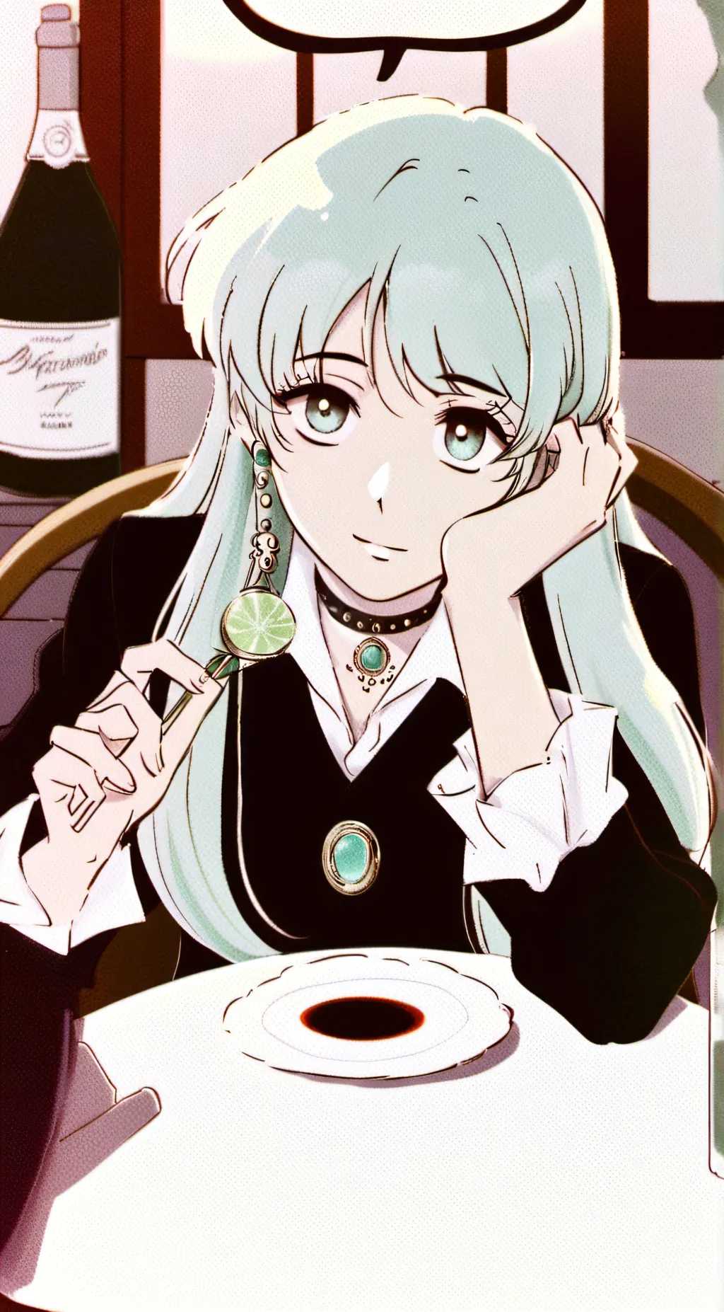 ai character: .•| Tally |•. background