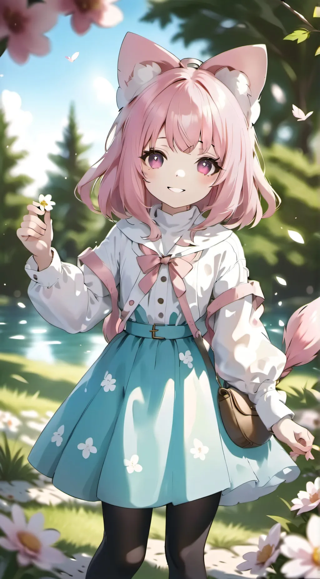 ai character: UwU cat background