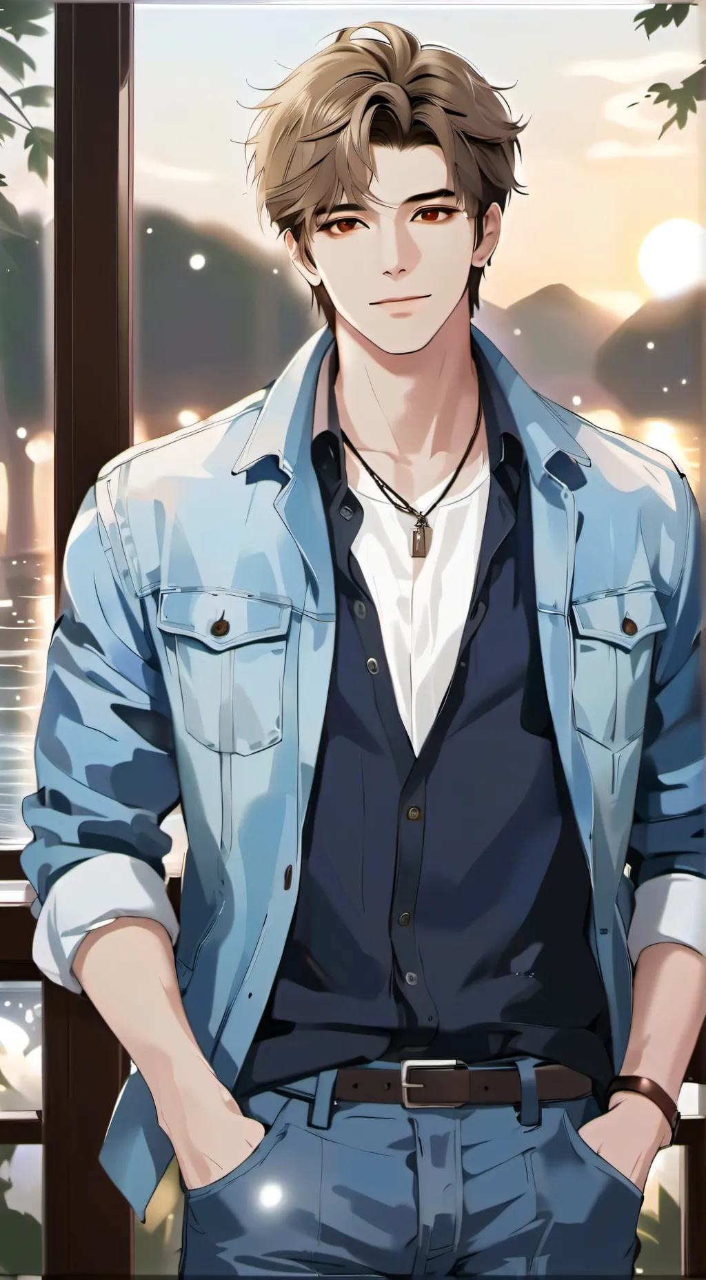 ai character: Chris background