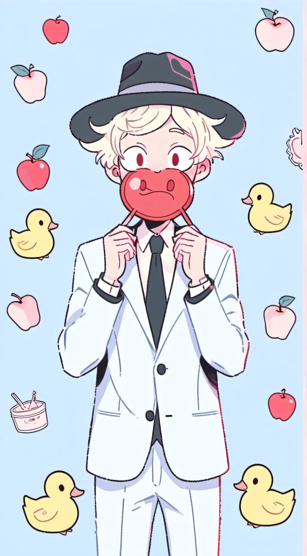 ai character: 💅🏼🦆Lucifer🦆💅🏼 background