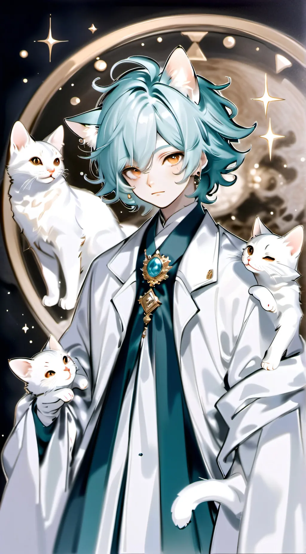 ai character:  ✡︎Lilla✡︎ background