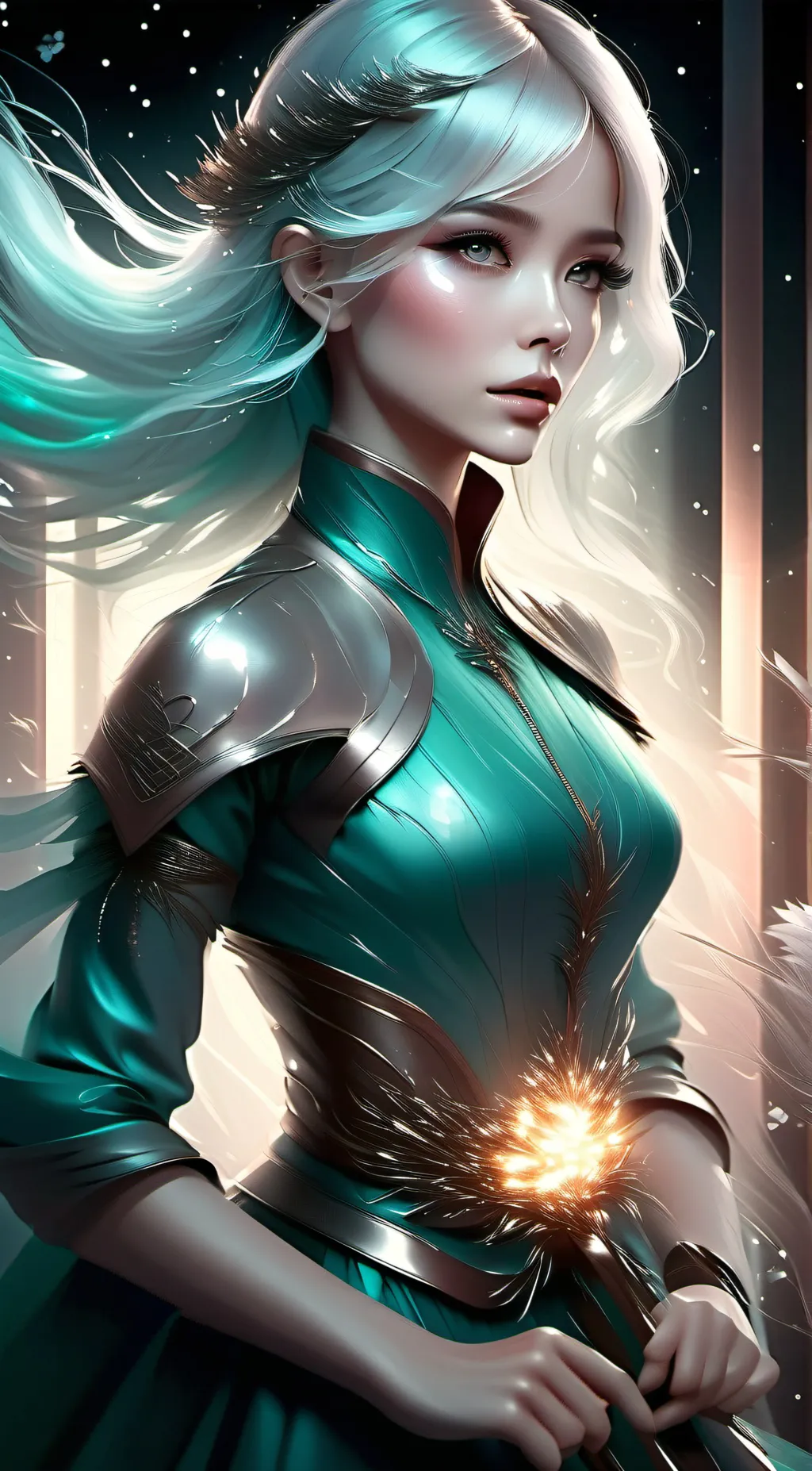 ai character: Queen Ashley background