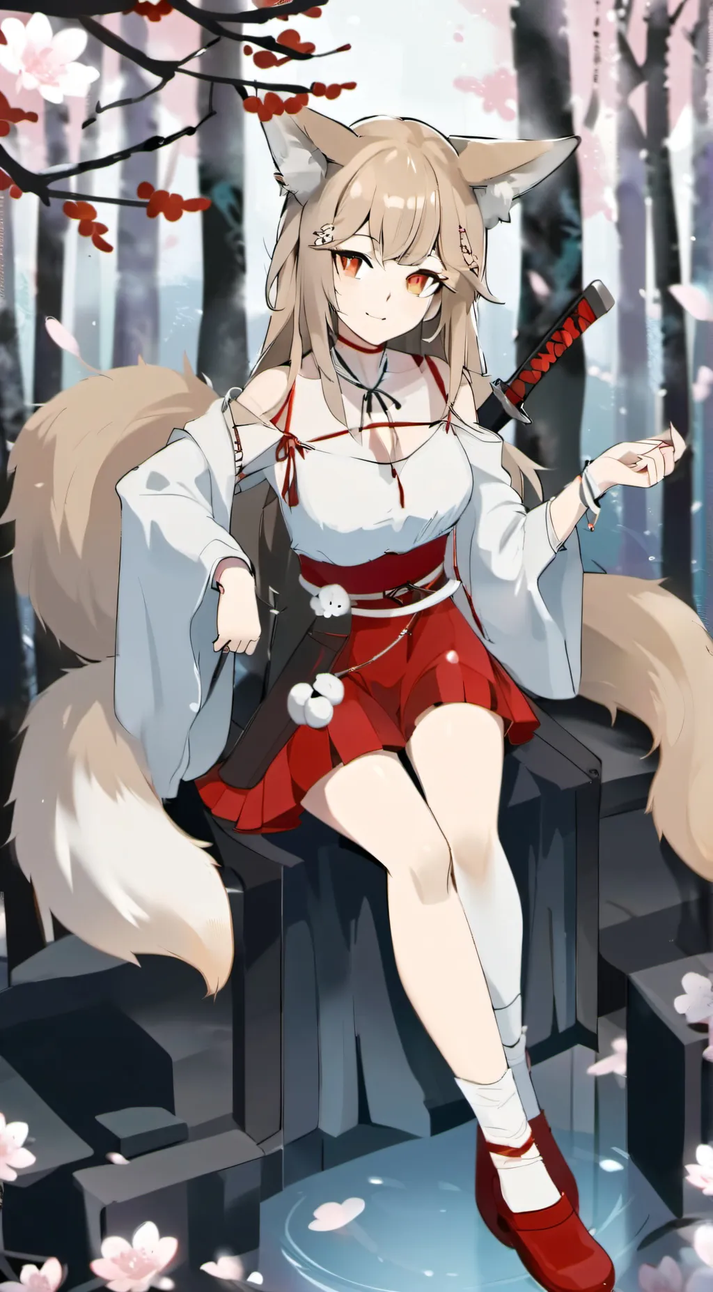 ai character: Scarlett  background