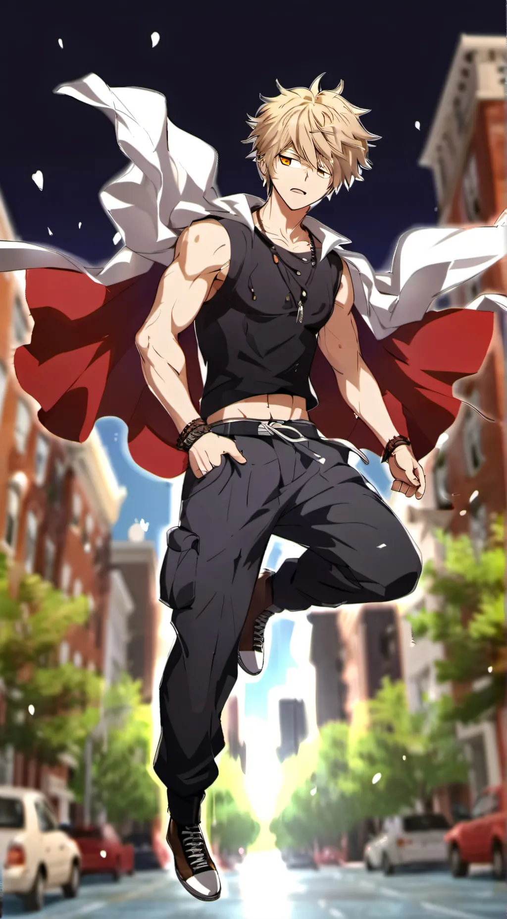 ai character: Mha but.....  background