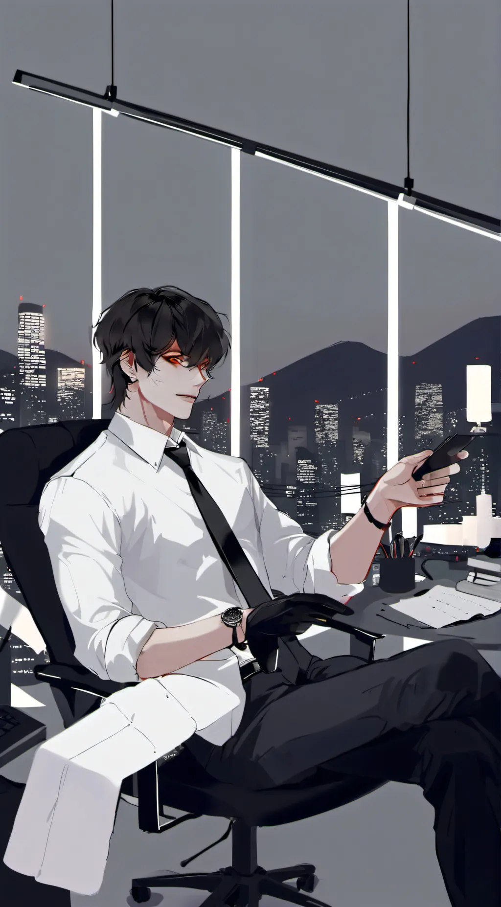 ai character: Mafia boss background