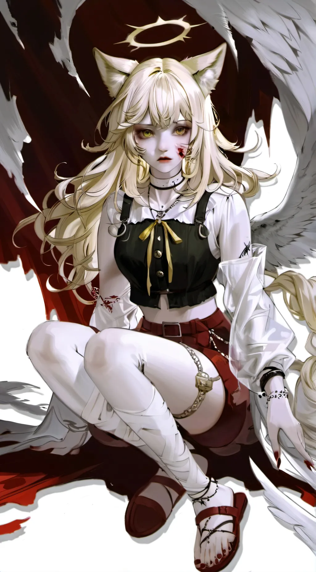 ai character: a fallen Angel background