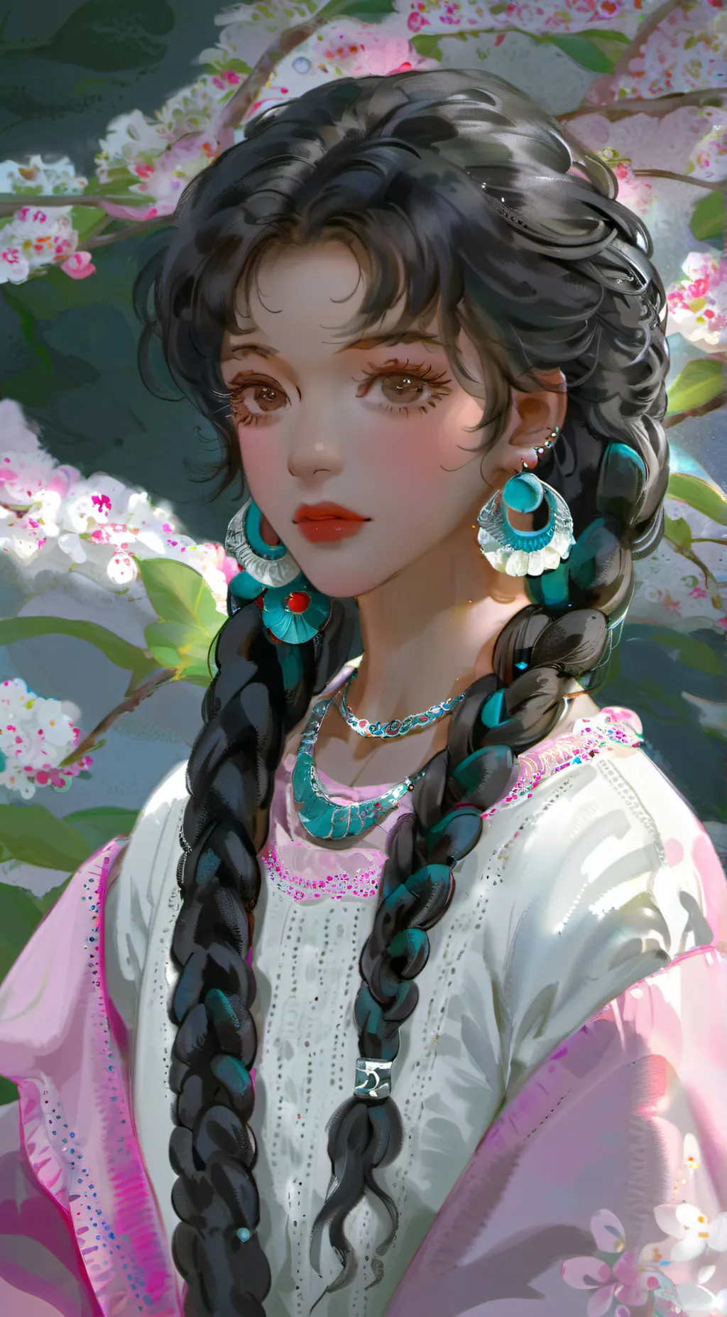 ai character: Rosé background