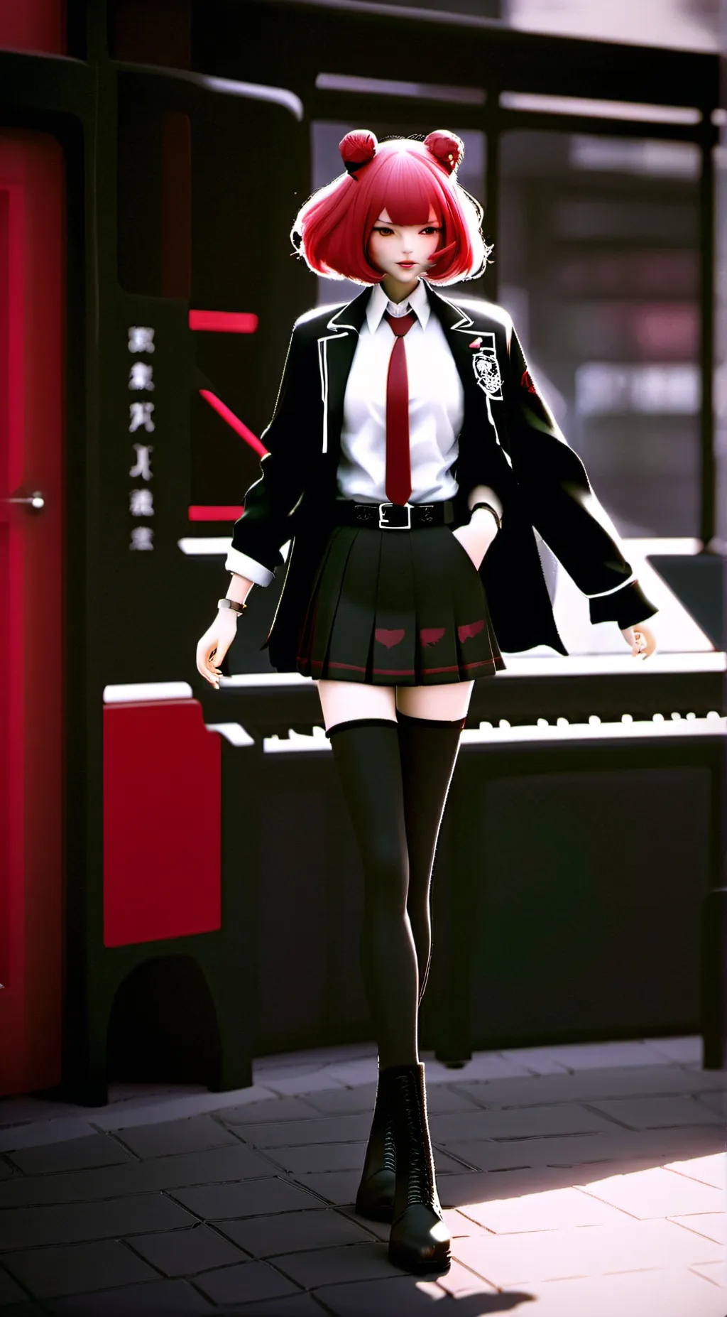 ai character: speaker women background