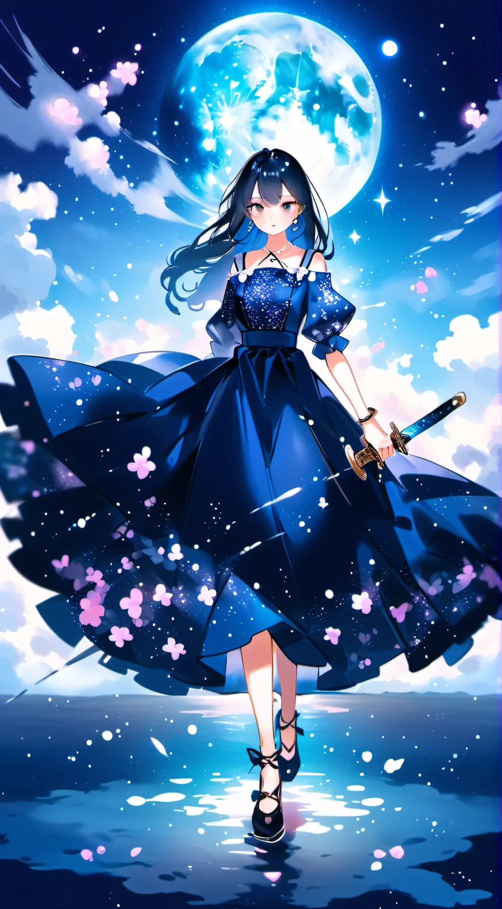 ai character: Lirio perdió luna background