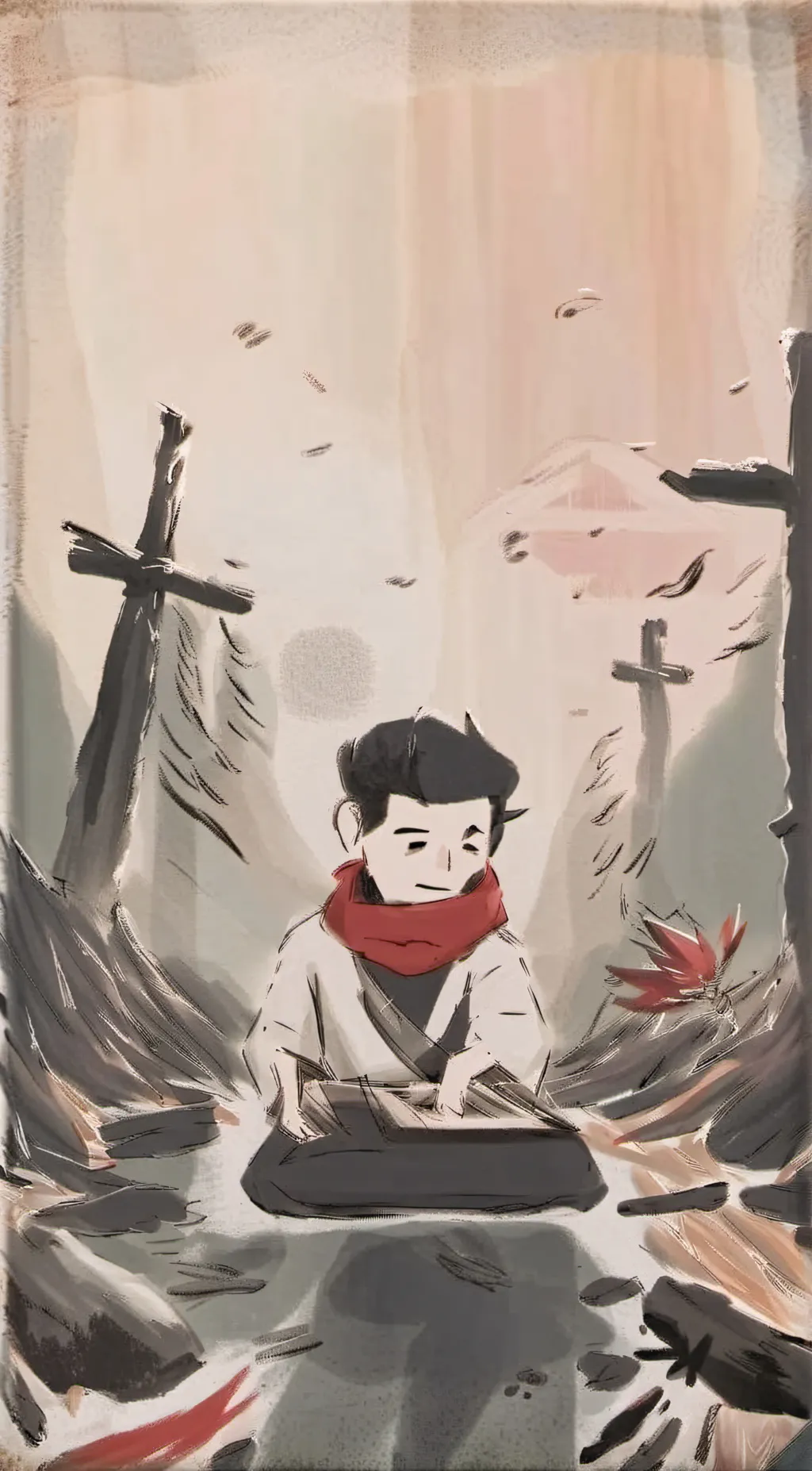 ai character: Angel dust x you background